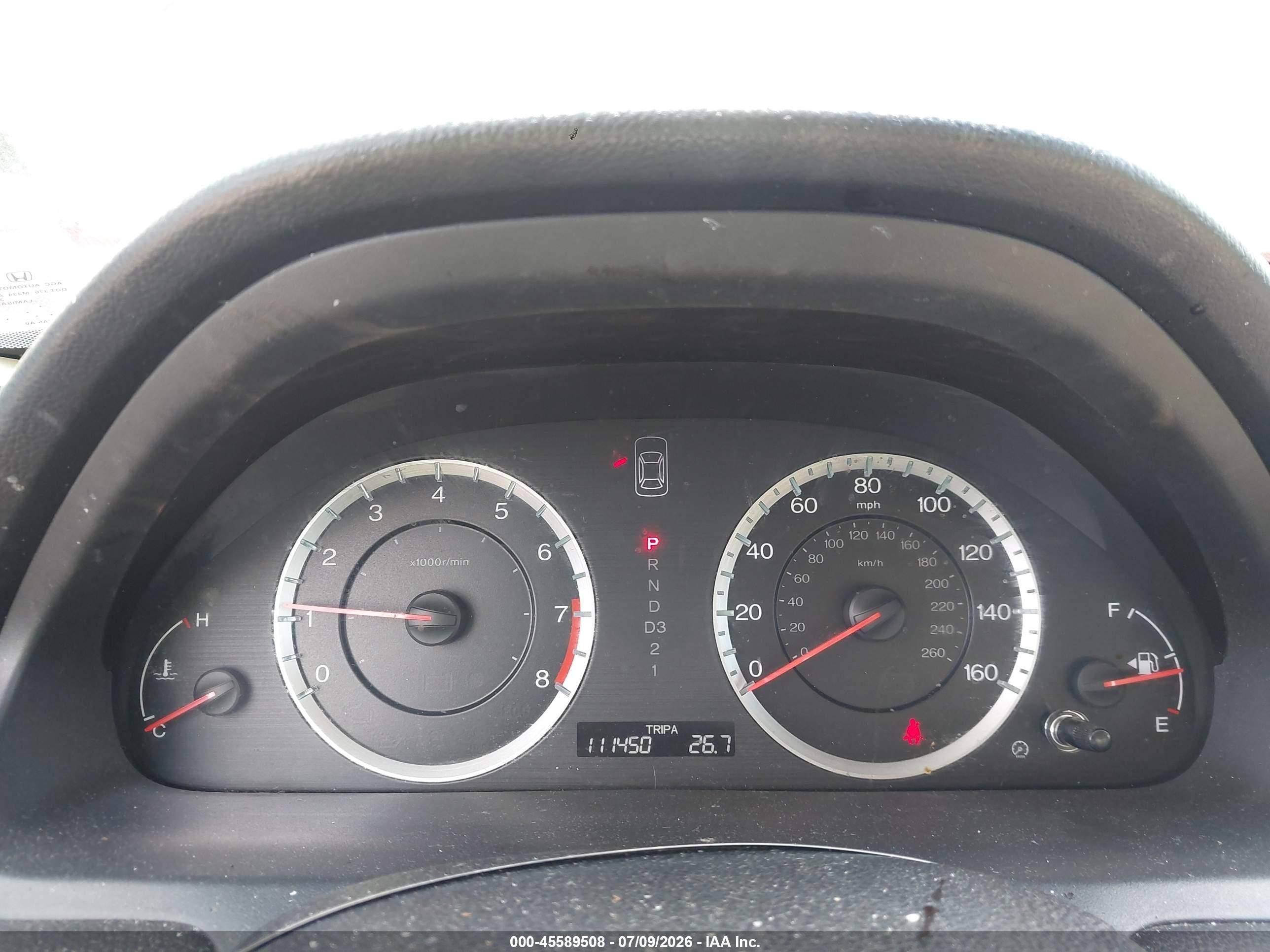 2011 Honda Accord 2.4 Lx Темно-бордовый vin: 1HGCP2F30BA104573