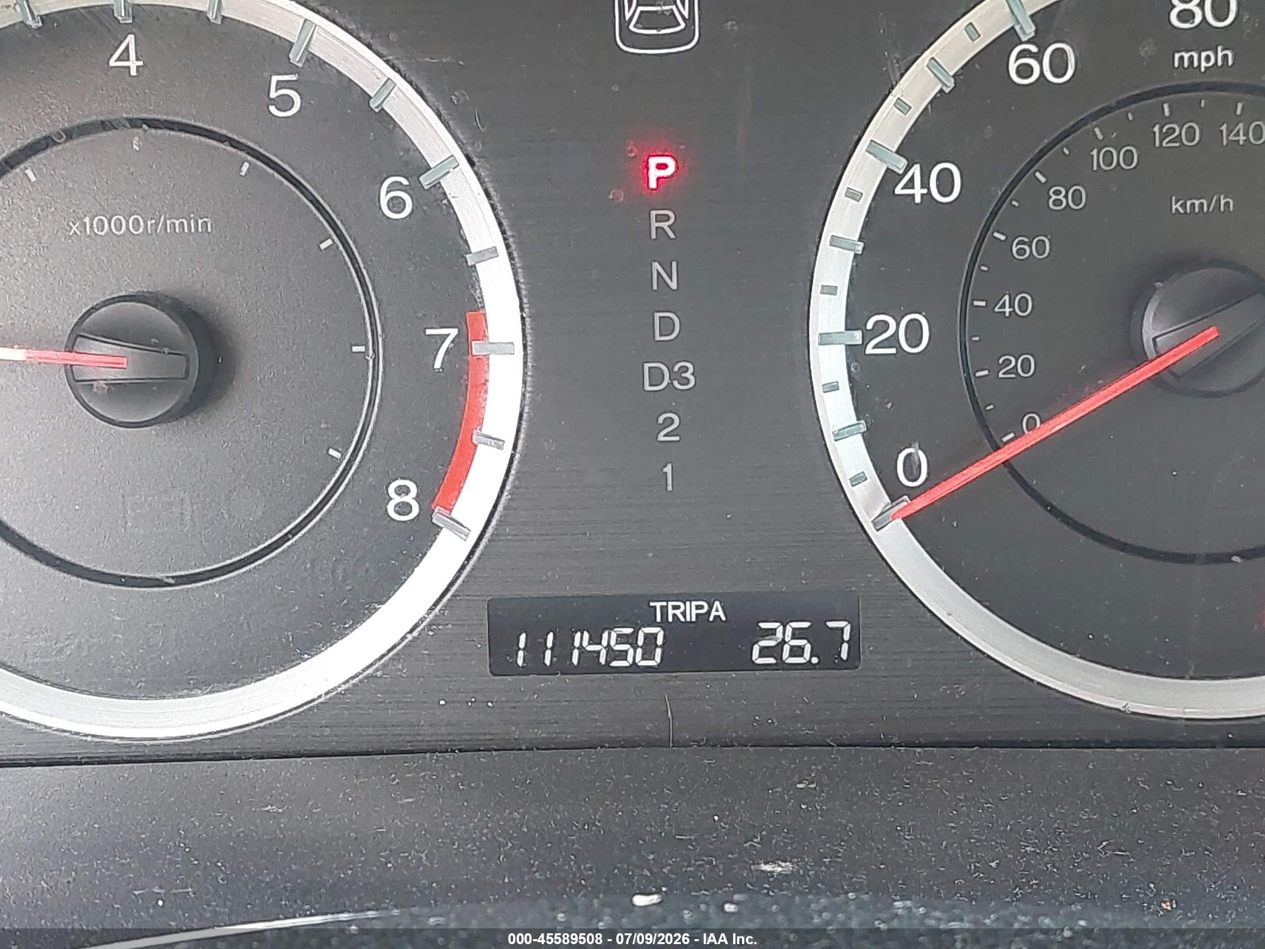2011 Honda Accord 2.4 Lx Темно-бордовый vin: 1HGCP2F30BA104573