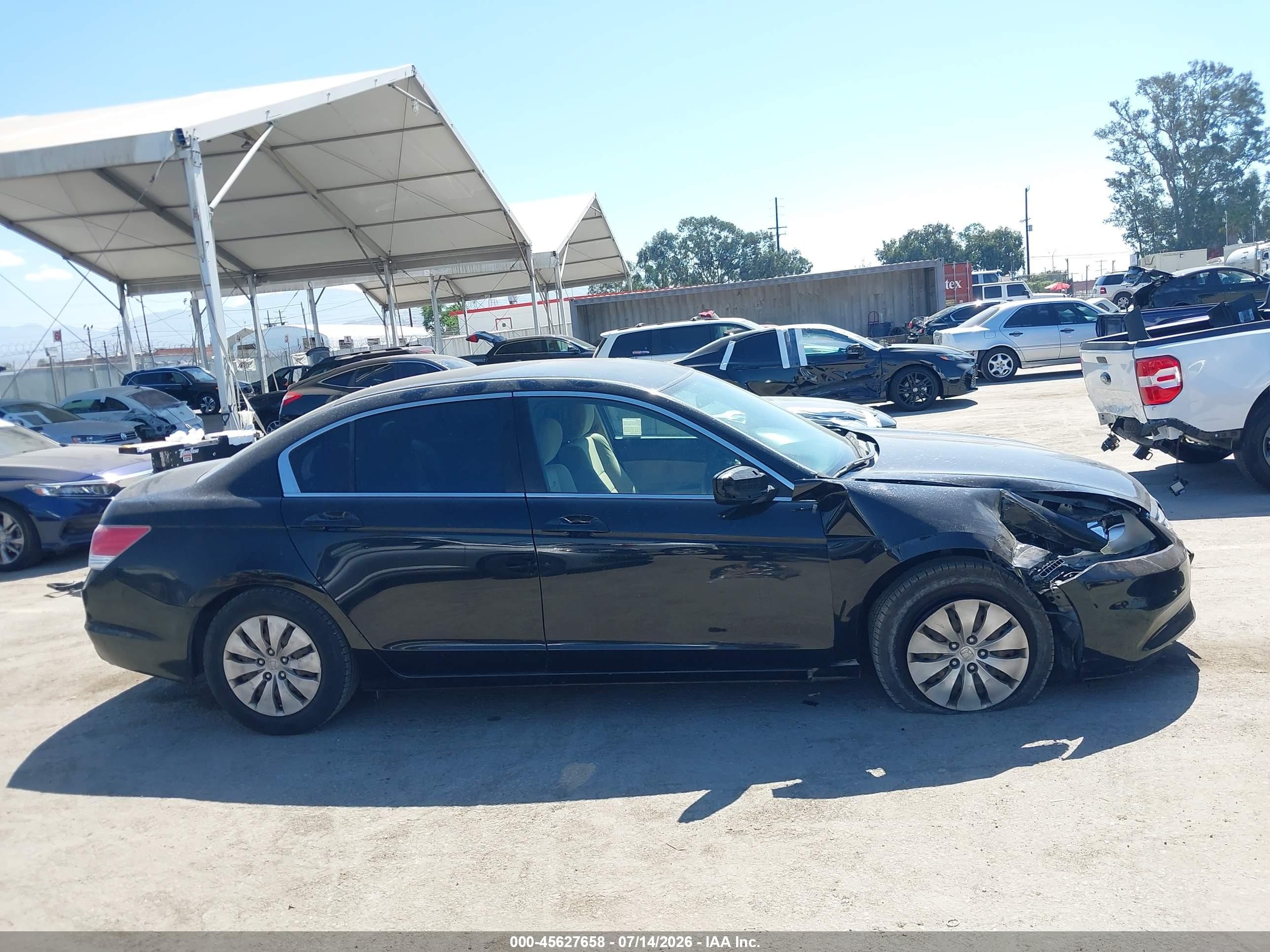 2011 Honda Accord 2.4 Lx Black vin: 1HGCP2F30BA120613