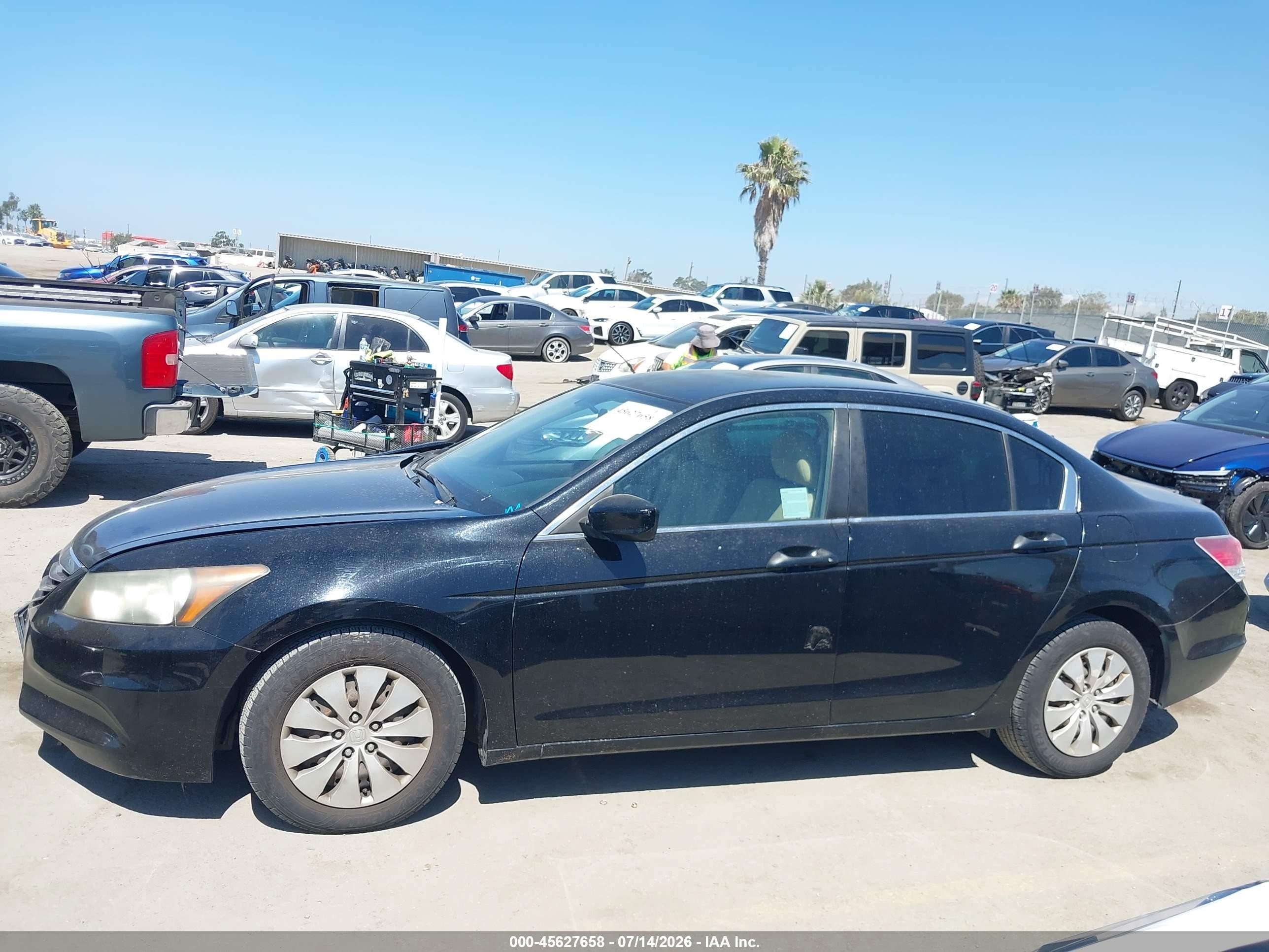 2011 Honda Accord 2.4 Lx Black vin: 1HGCP2F30BA120613