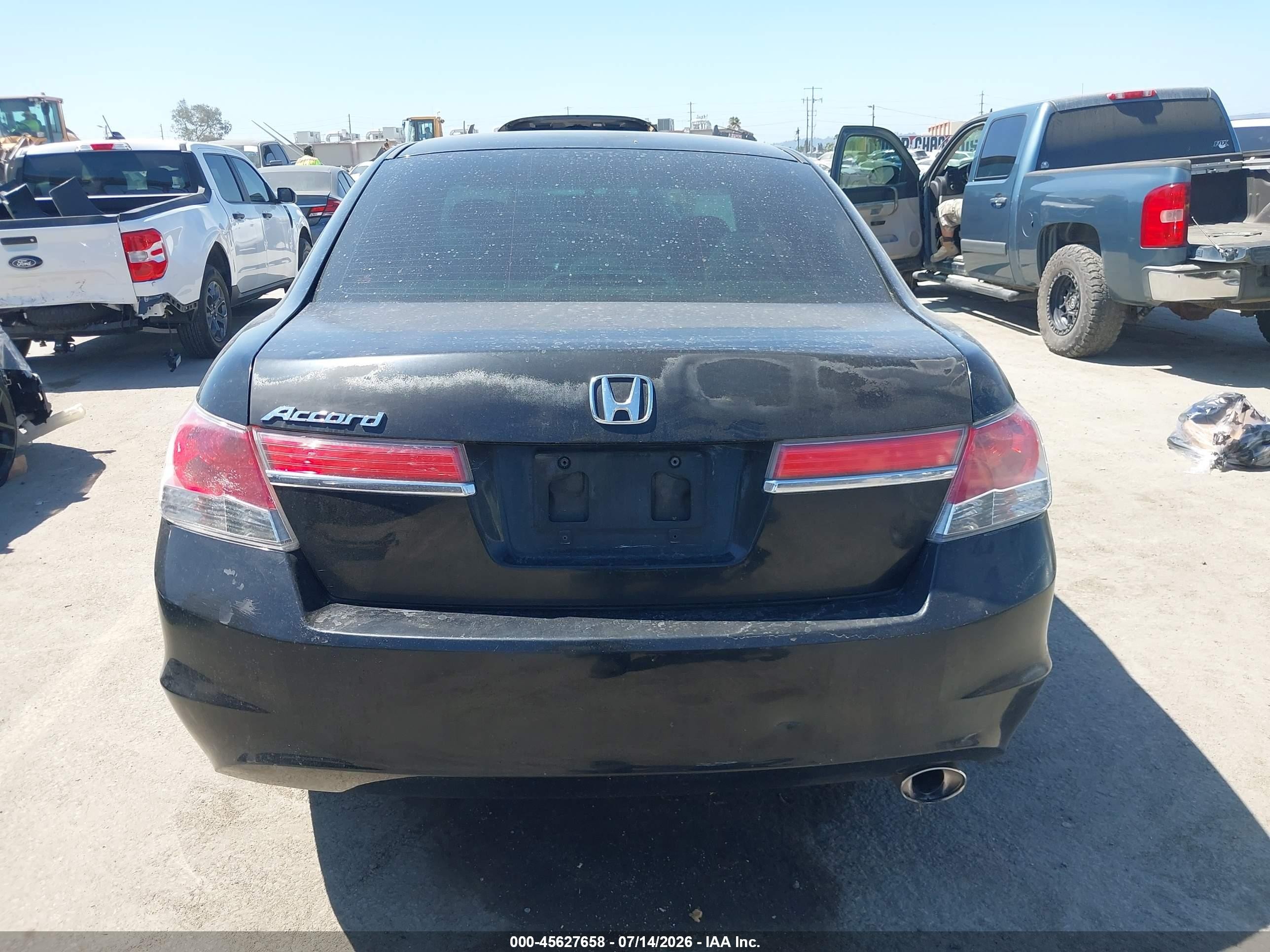 2011 Honda Accord 2.4 Lx Black vin: 1HGCP2F30BA120613