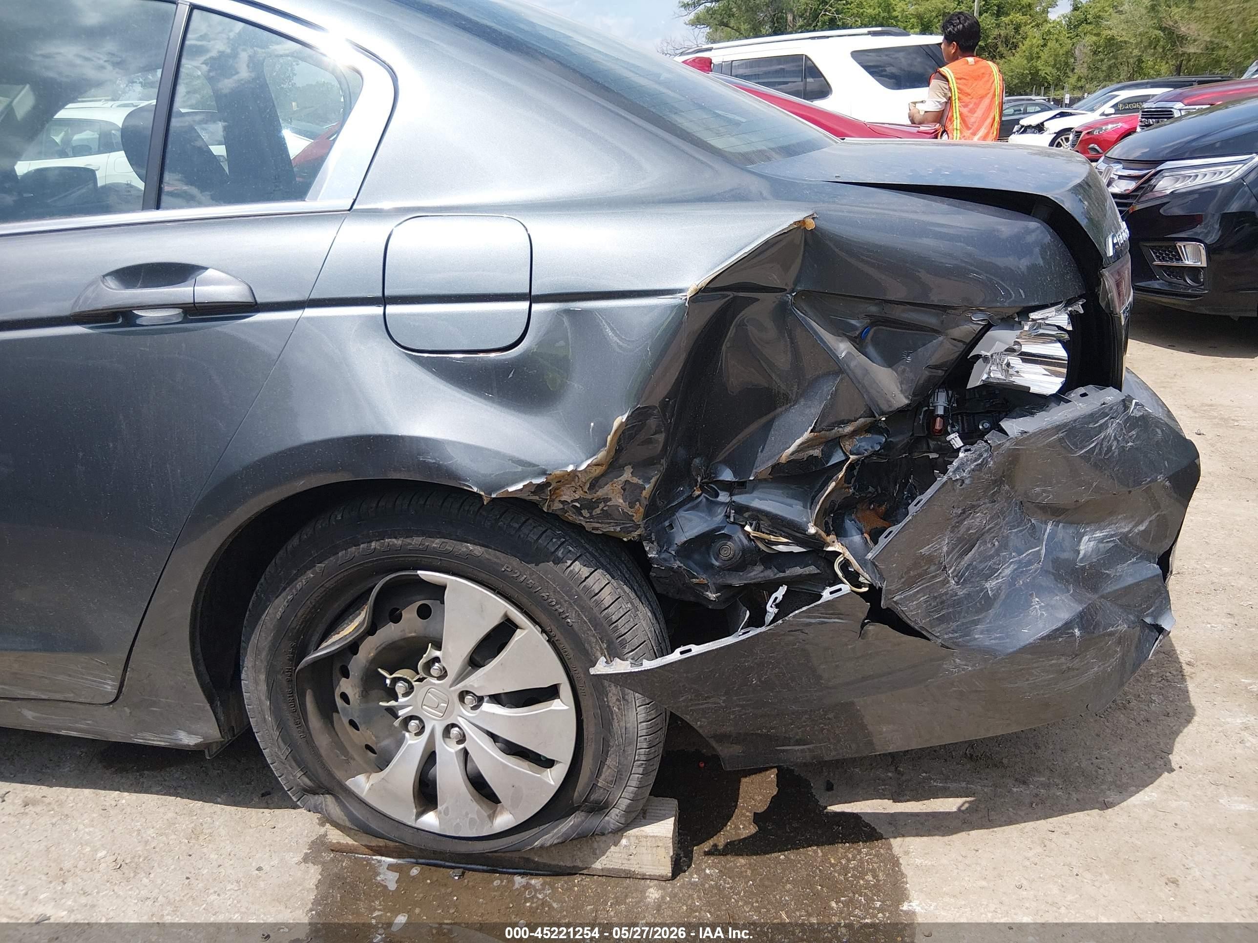 2011 Honda Accord 2.4 Lx Gray vin: 1HGCP2F30BA122264