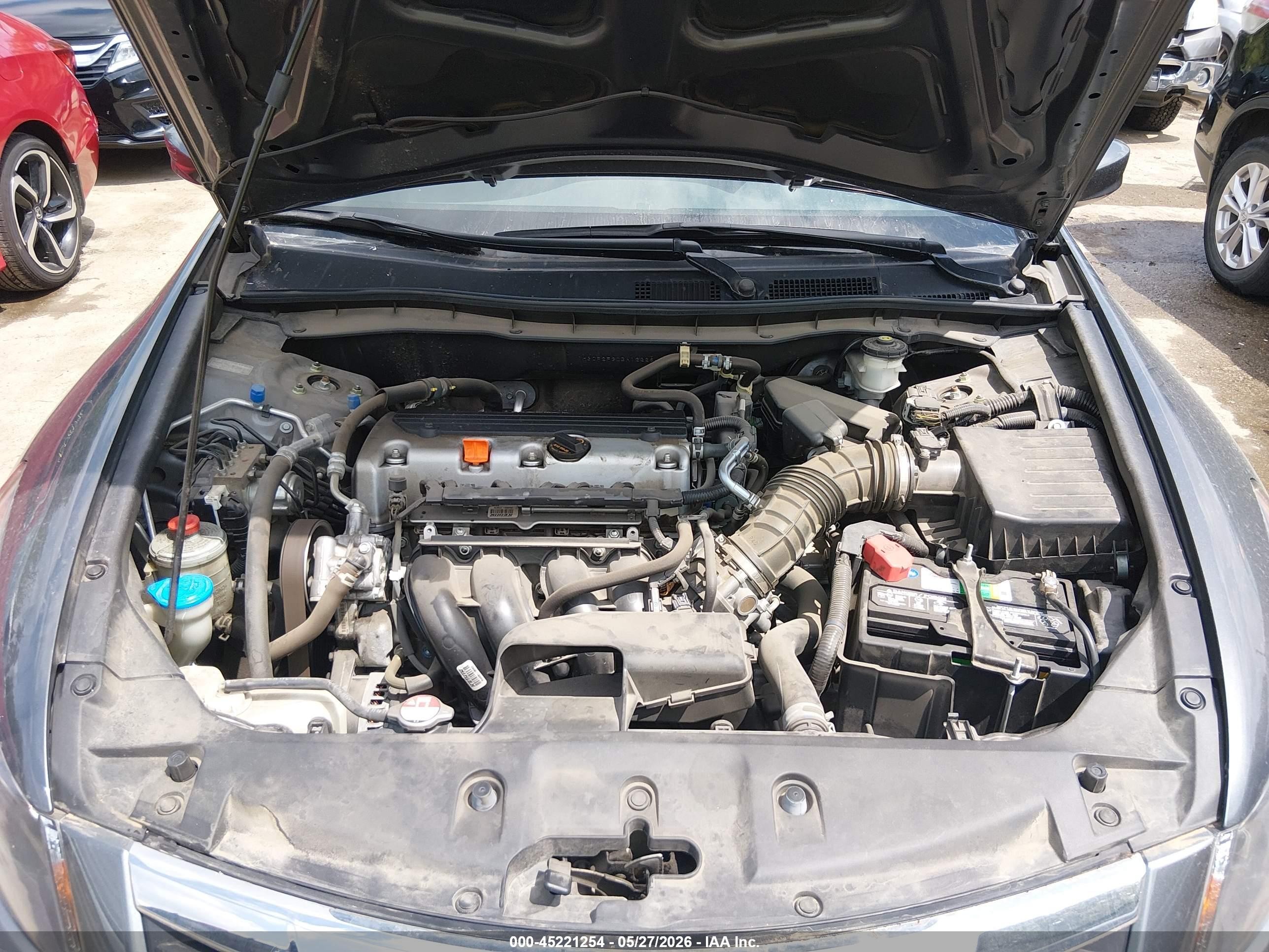 2011 Honda Accord 2.4 Lx Gray vin: 1HGCP2F30BA122264