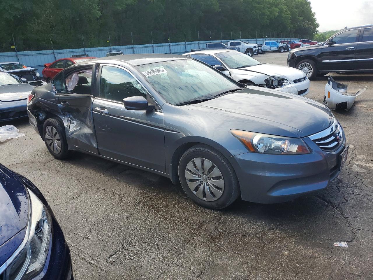 2011 Honda Accord Lx Серый vin: 1HGCP2F30BA135533