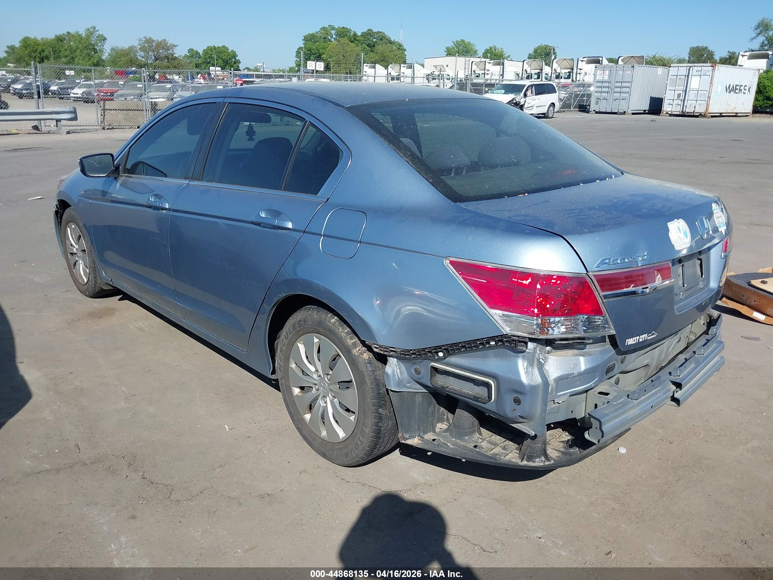 2012 Honda Accord 2.4 Lx Light Blue vin: 1HGCP2F30CA046529