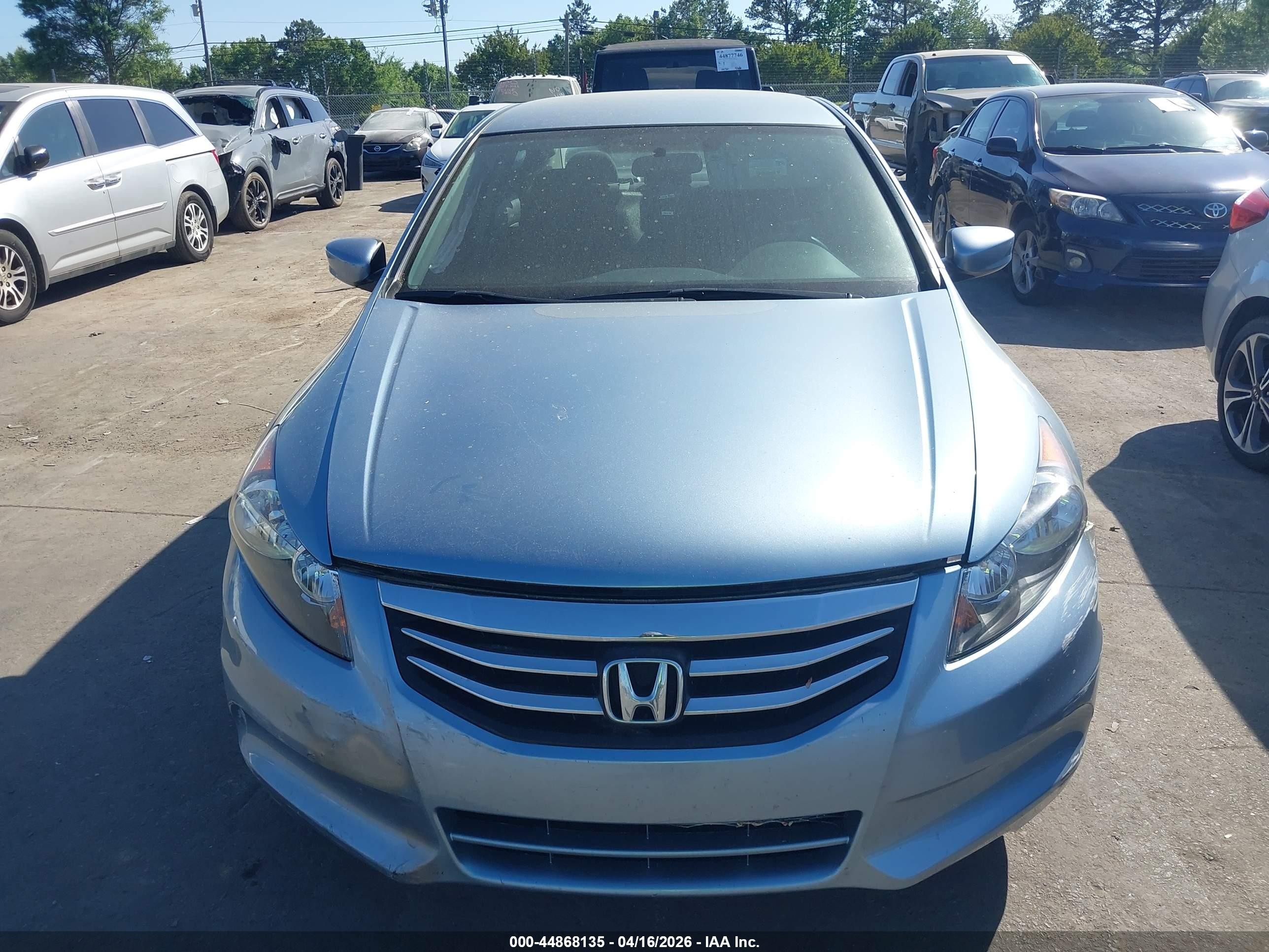 2012 Honda Accord 2.4 Lx Light Blue vin: 1HGCP2F30CA046529