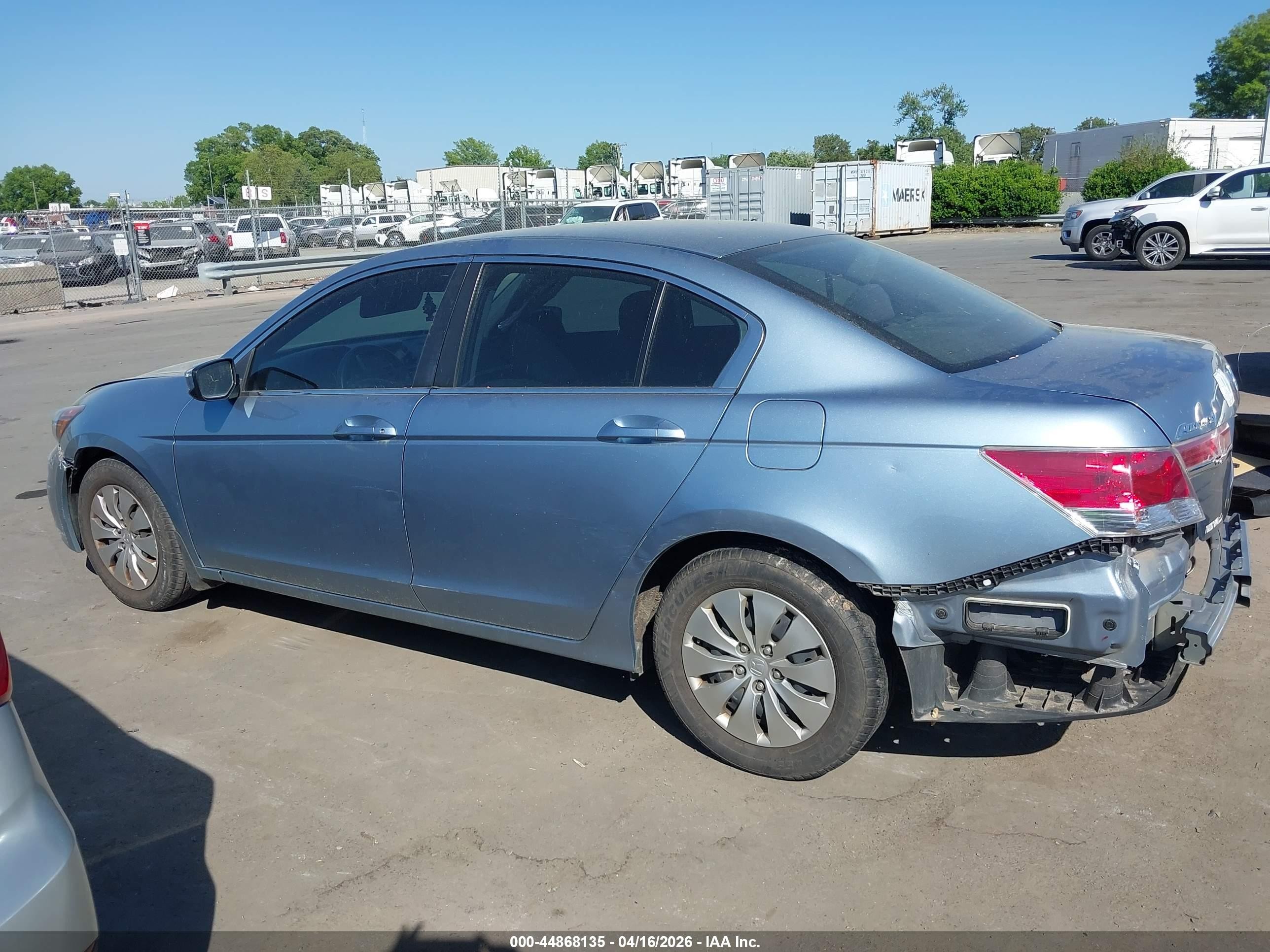 2012 Honda Accord 2.4 Lx Light Blue vin: 1HGCP2F30CA046529