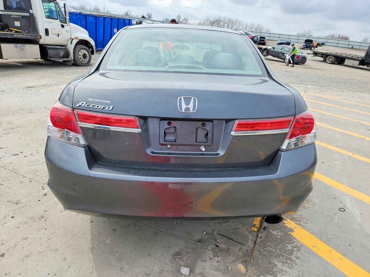 2012 Honda Accord Lx Gray vin: 1HGCP2F30CA061631