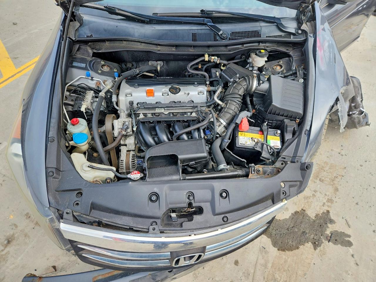 2012 Honda Accord Lx Gray vin: 1HGCP2F30CA061631