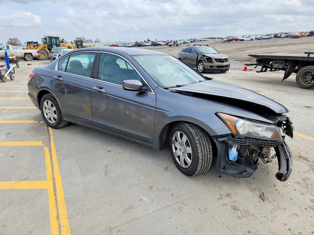 2012 Honda Accord Lx Gray vin: 1HGCP2F30CA061631