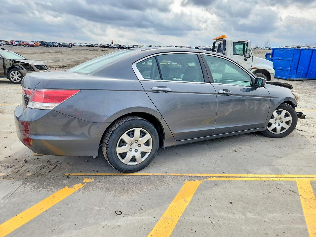 2012 Honda Accord Lx Gray vin: 1HGCP2F30CA061631