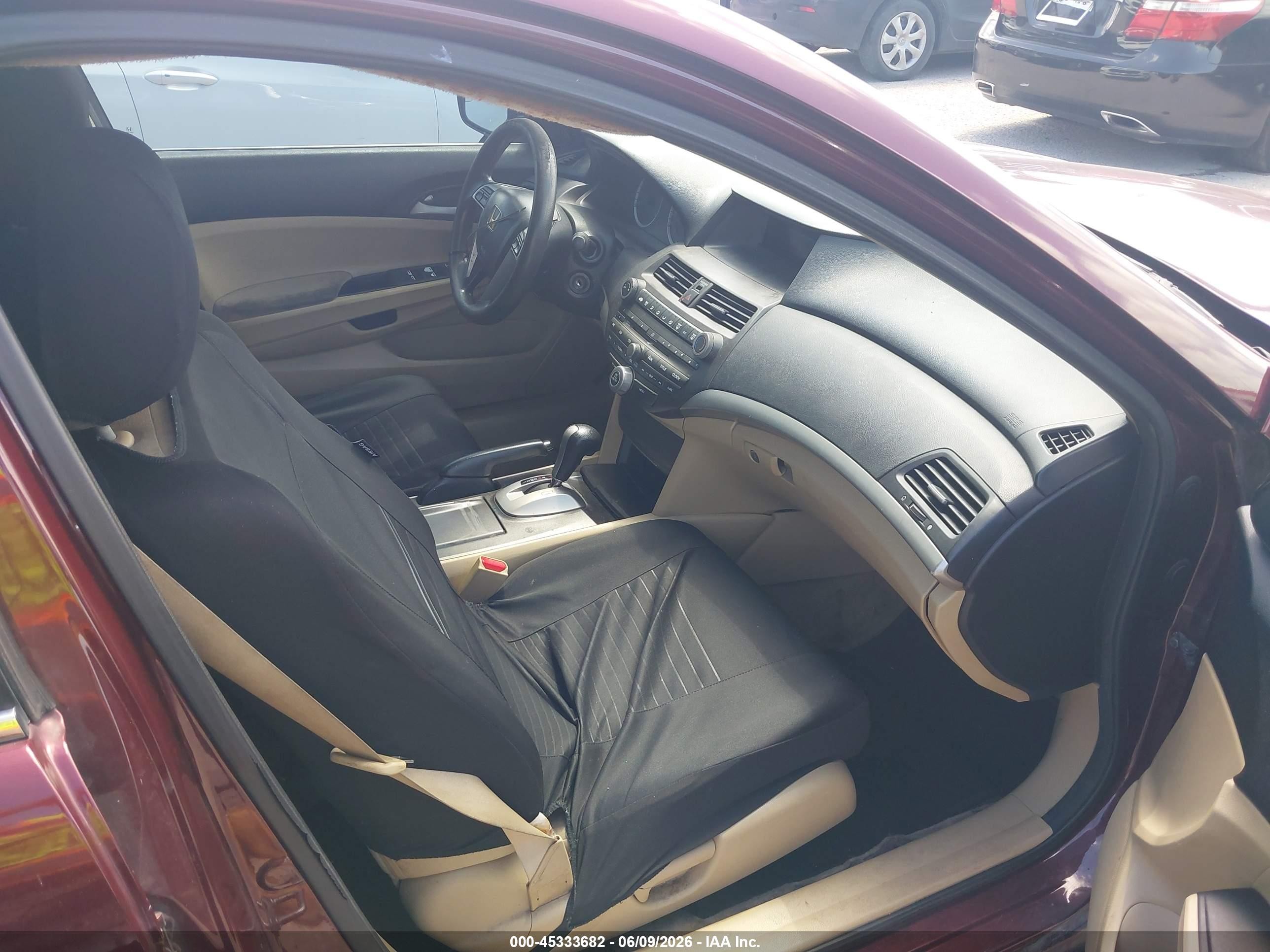 2012 Honda Accord 2.4 Lx Maroon vin: 1HGCP2F30CA064612