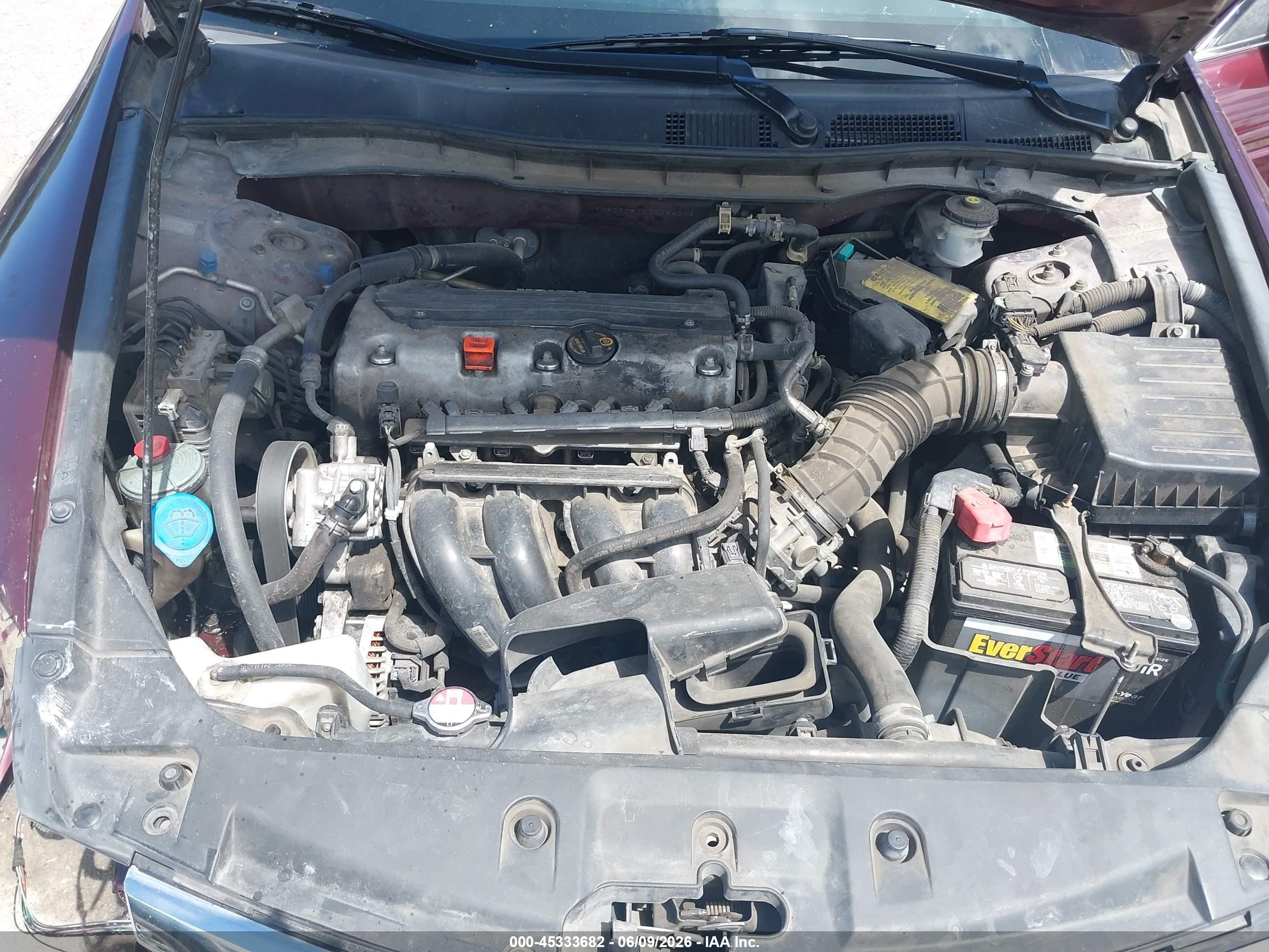 2012 Honda Accord 2.4 Lx Maroon vin: 1HGCP2F30CA064612