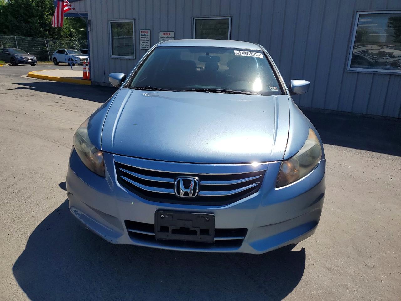 2012 Honda Accord Lx Blue vin: 1HGCP2F30CA107832