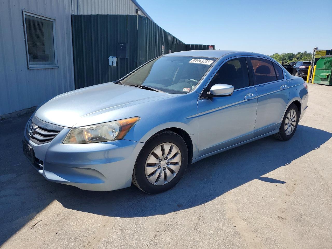 2012 Honda Accord Lx Blue vin: 1HGCP2F30CA107832