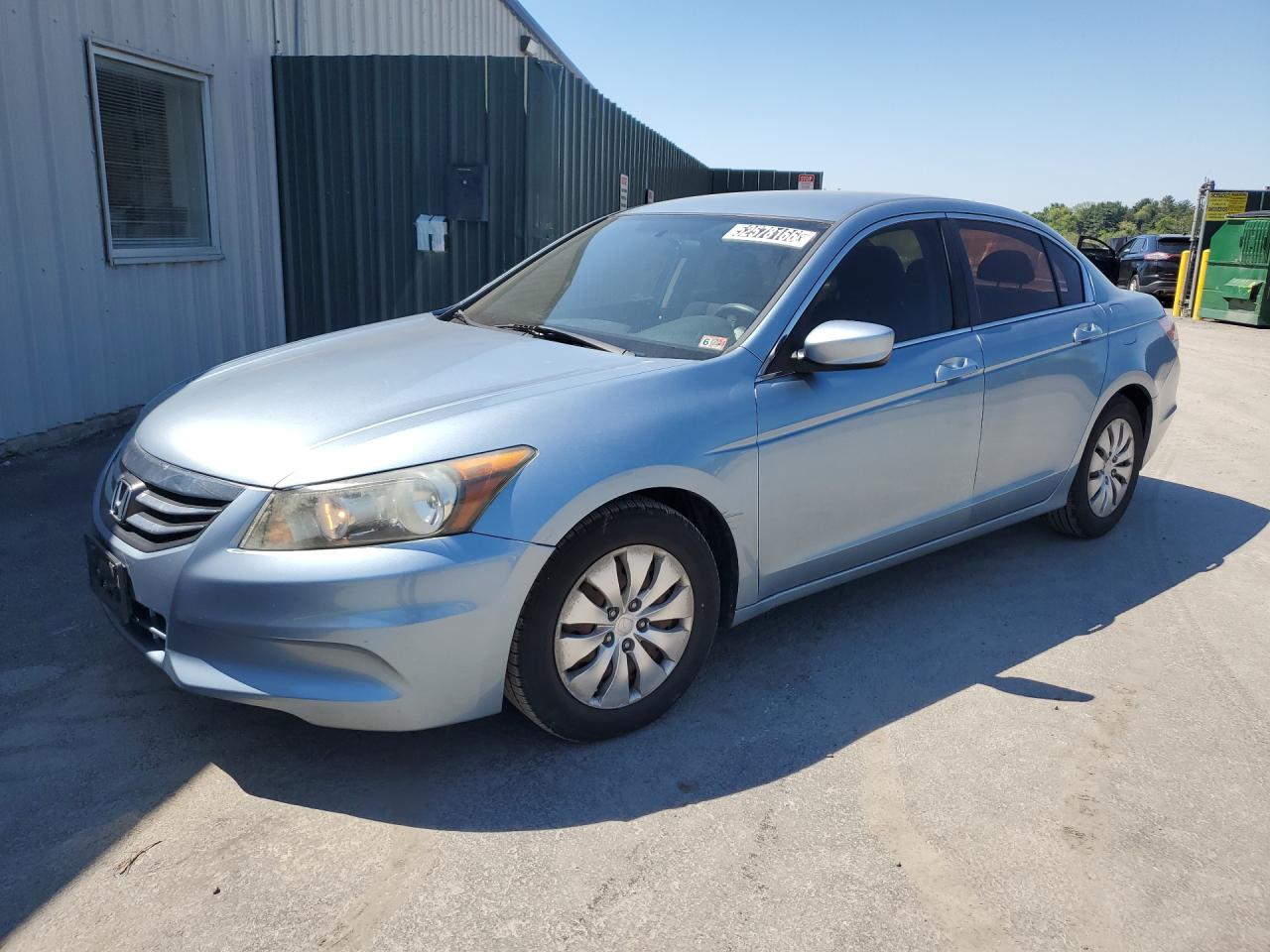 2012 Honda Accord Lx Blue vin: 1HGCP2F30CA107832 Damage: Left Front Fender, Heavy Scratch, 2 To 3 Inches