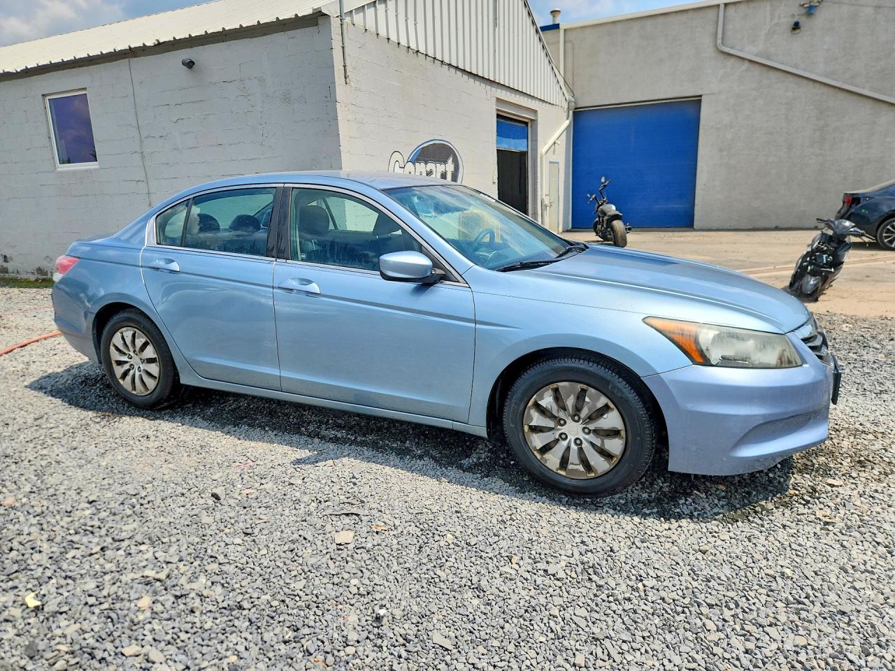 2012 Honda Accord Lx Blue vin: 1HGCP2F30CA109841