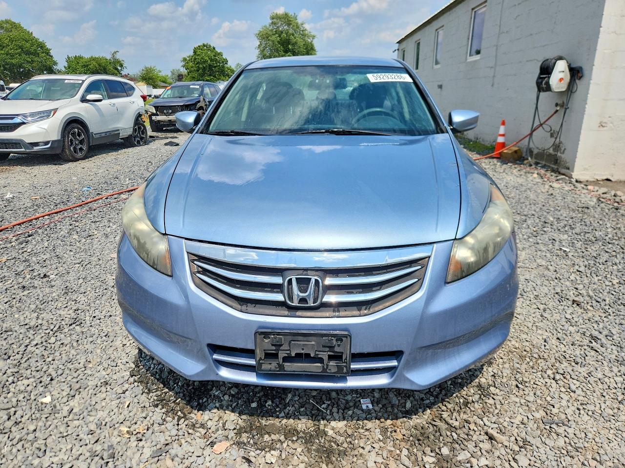 2012 Honda Accord Lx Blue vin: 1HGCP2F30CA109841