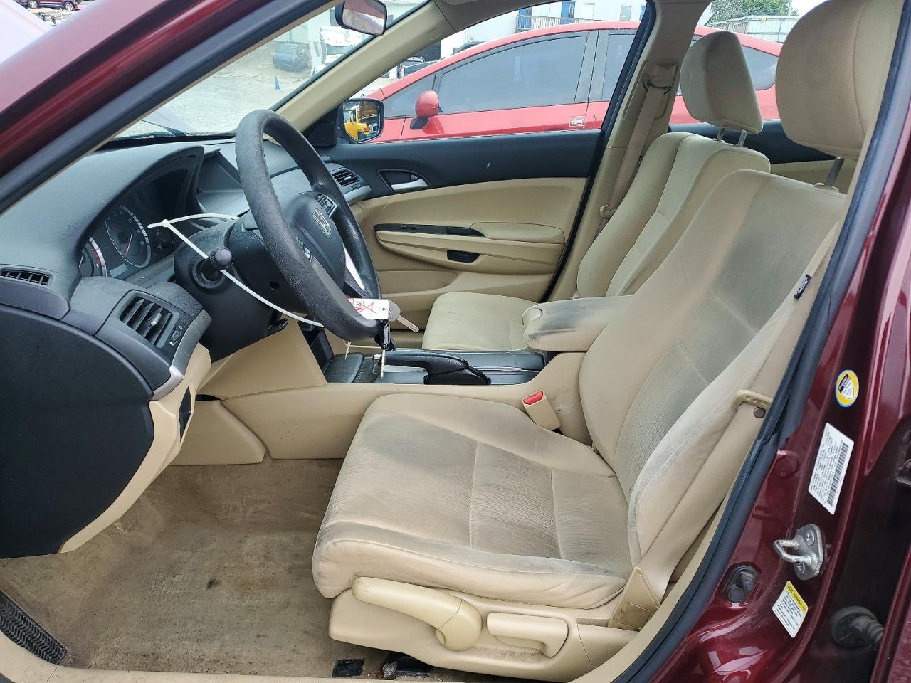 2012 Honda Accord Lx Темно-бордовый vin: 1HGCP2F30CA115879