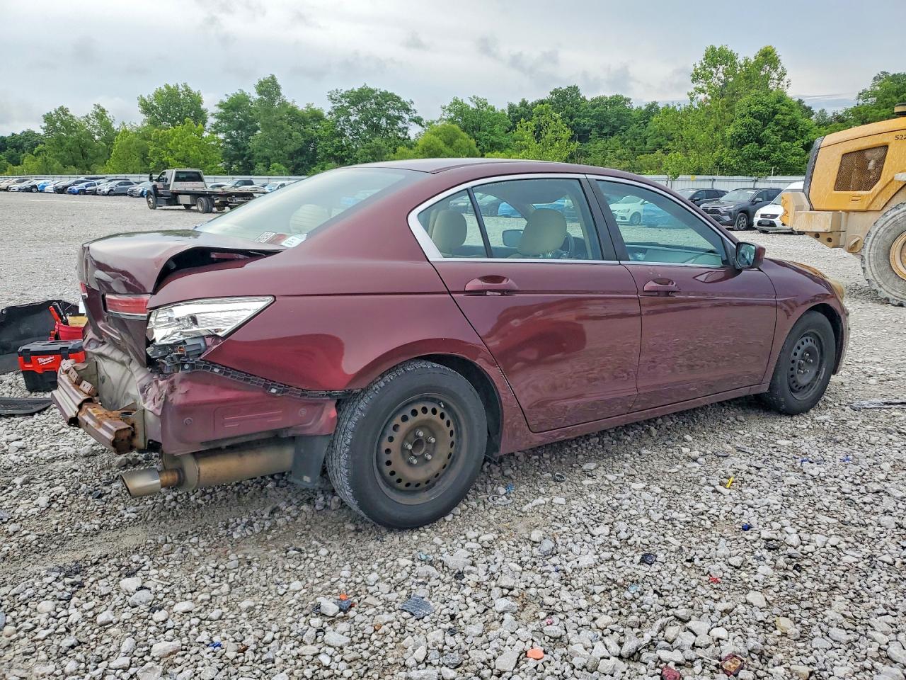 2012 Honda Accord Lx Темно-бордовый vin: 1HGCP2F30CA115879