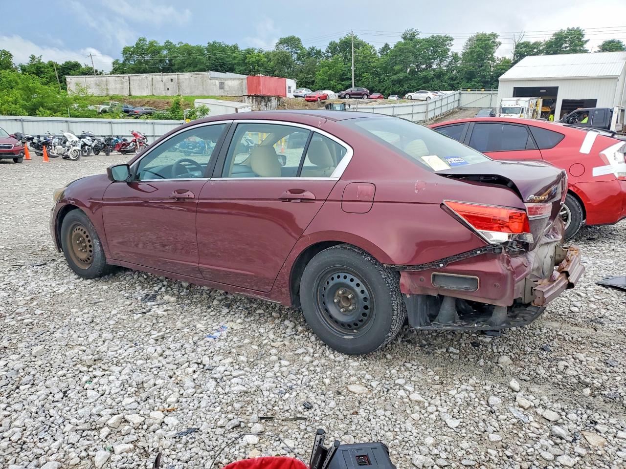 2012 Honda Accord Lx Темно-бордовый vin: 1HGCP2F30CA115879