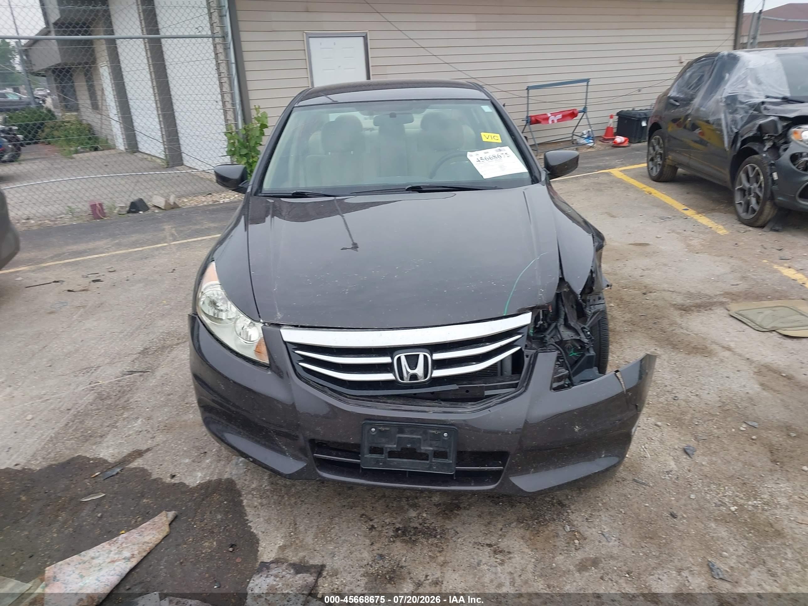 2012 Honda Accord Sdn Lx Black vin: 1HGCP2F30CA130267