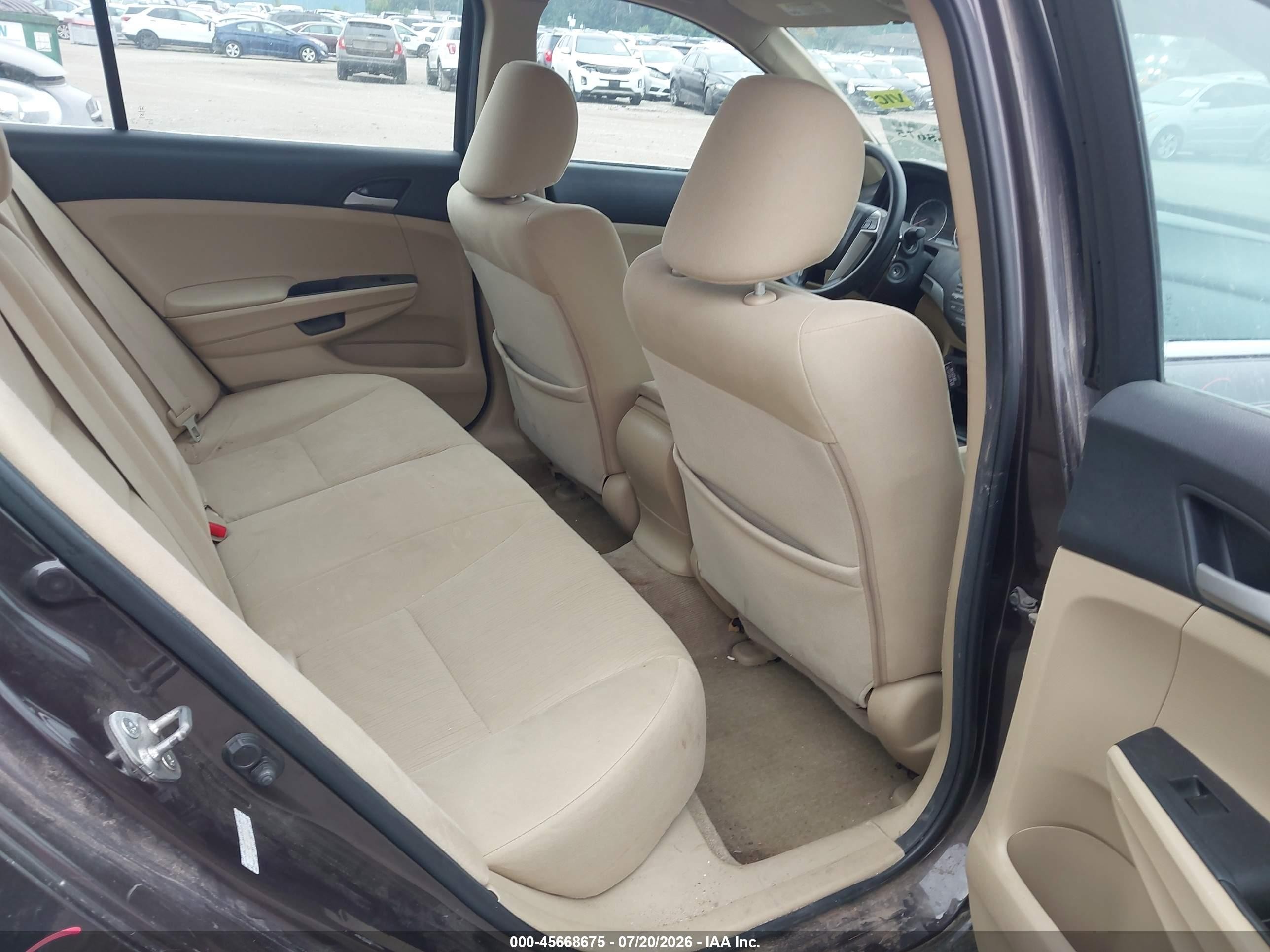 2012 Honda Accord Sdn Lx Black vin: 1HGCP2F30CA130267