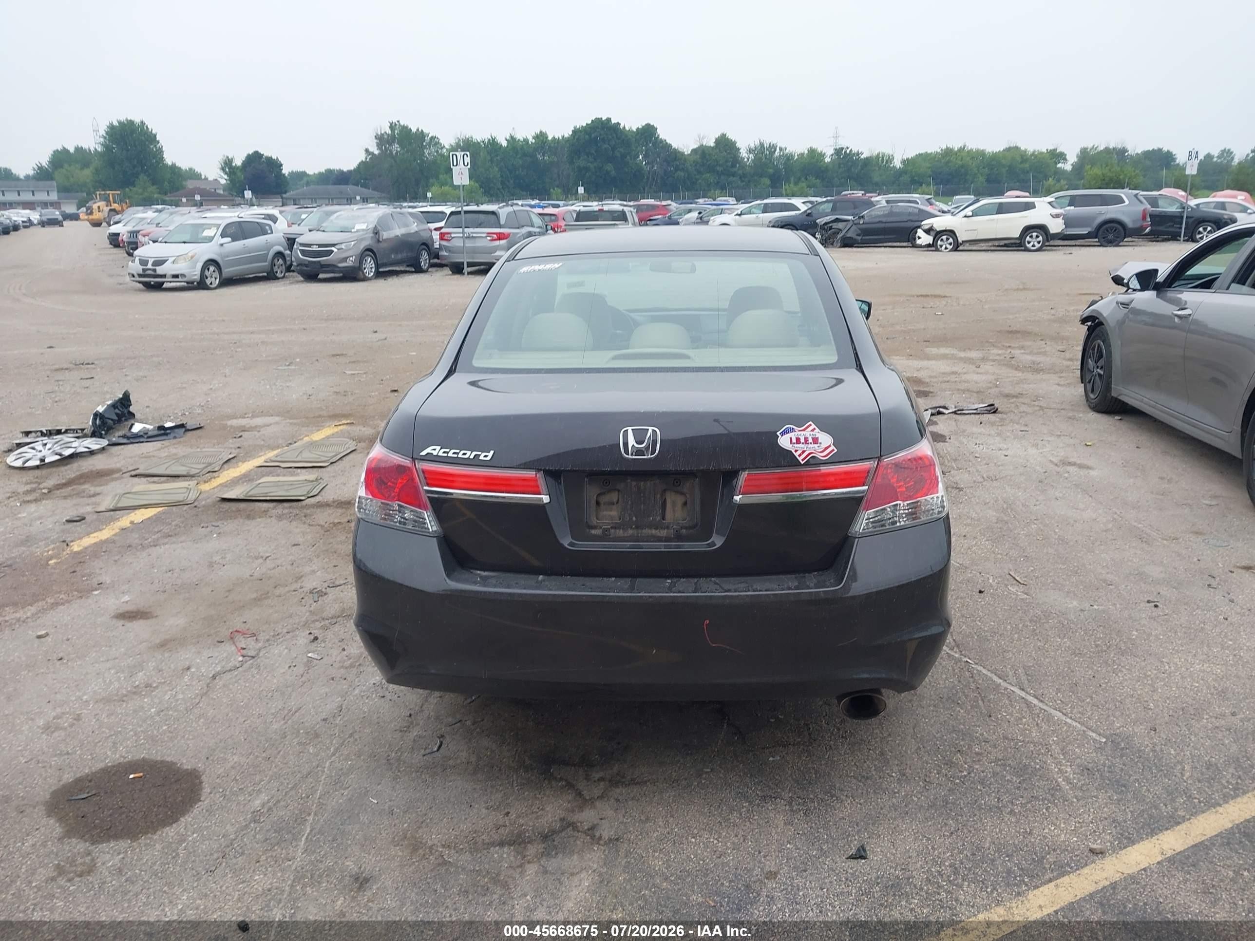 2012 Honda Accord Sdn Lx Black vin: 1HGCP2F30CA130267