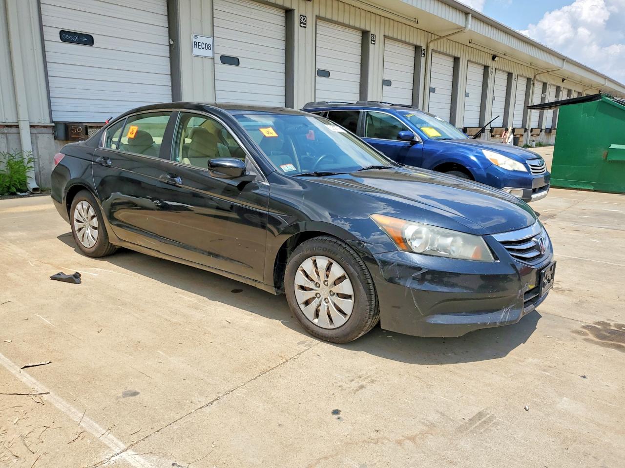 2012 Honda Accord Lx Black vin: 1HGCP2F30CA160272