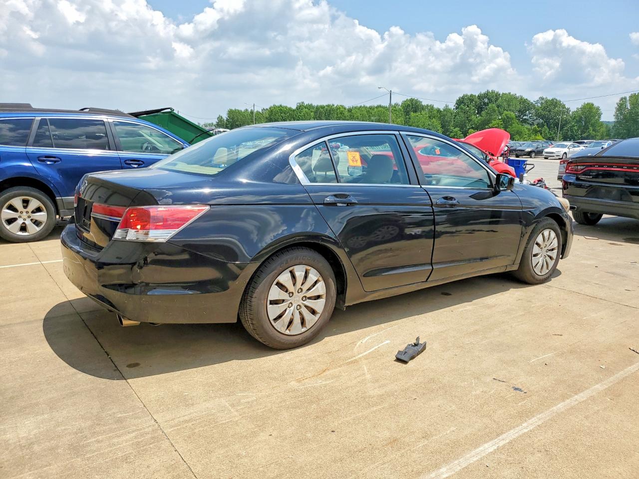 2012 Honda Accord Lx Black vin: 1HGCP2F30CA160272