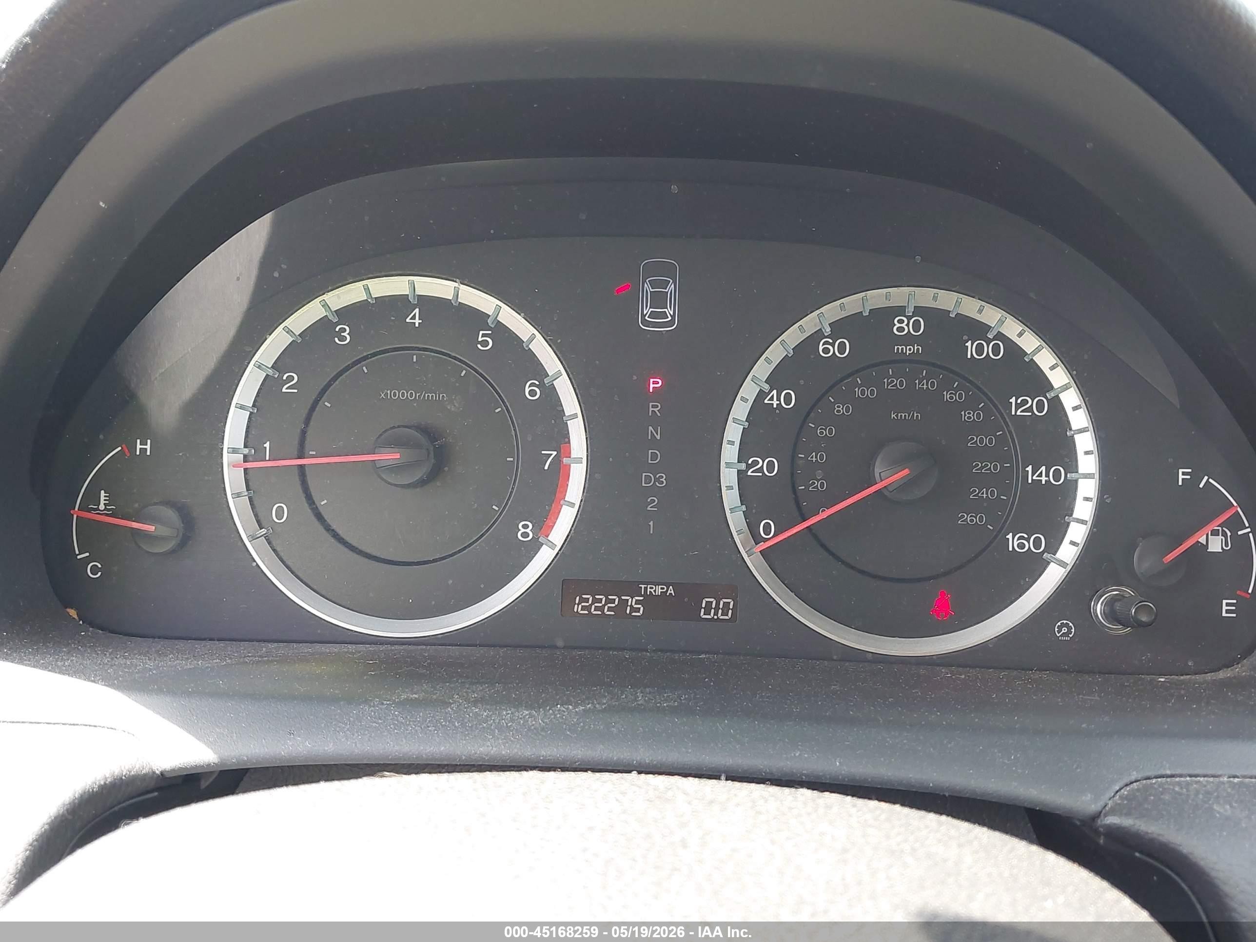 2012 Honda Accord 2.4 Lx Темно-бордовый vin: 1HGCP2F30CA179632