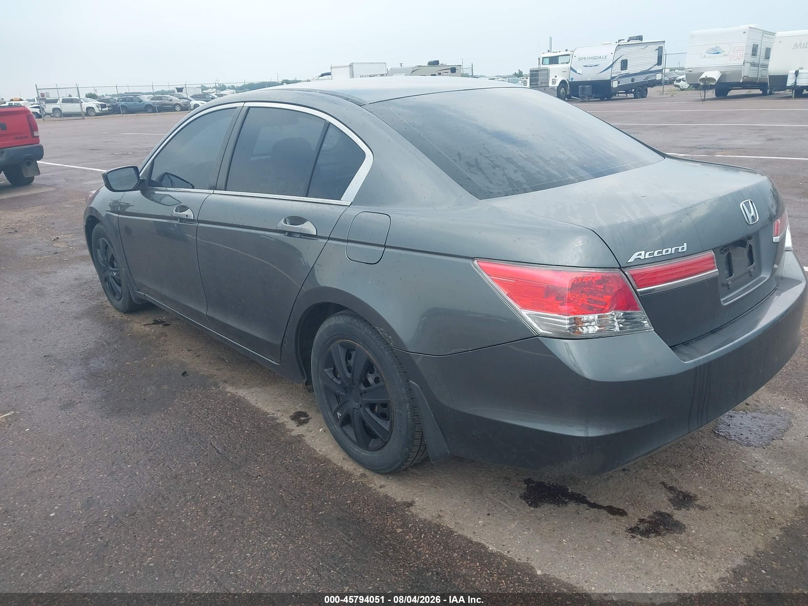 2012 Honda Accord Sdn Lx Серый vin: 1HGCP2F30CA188914
