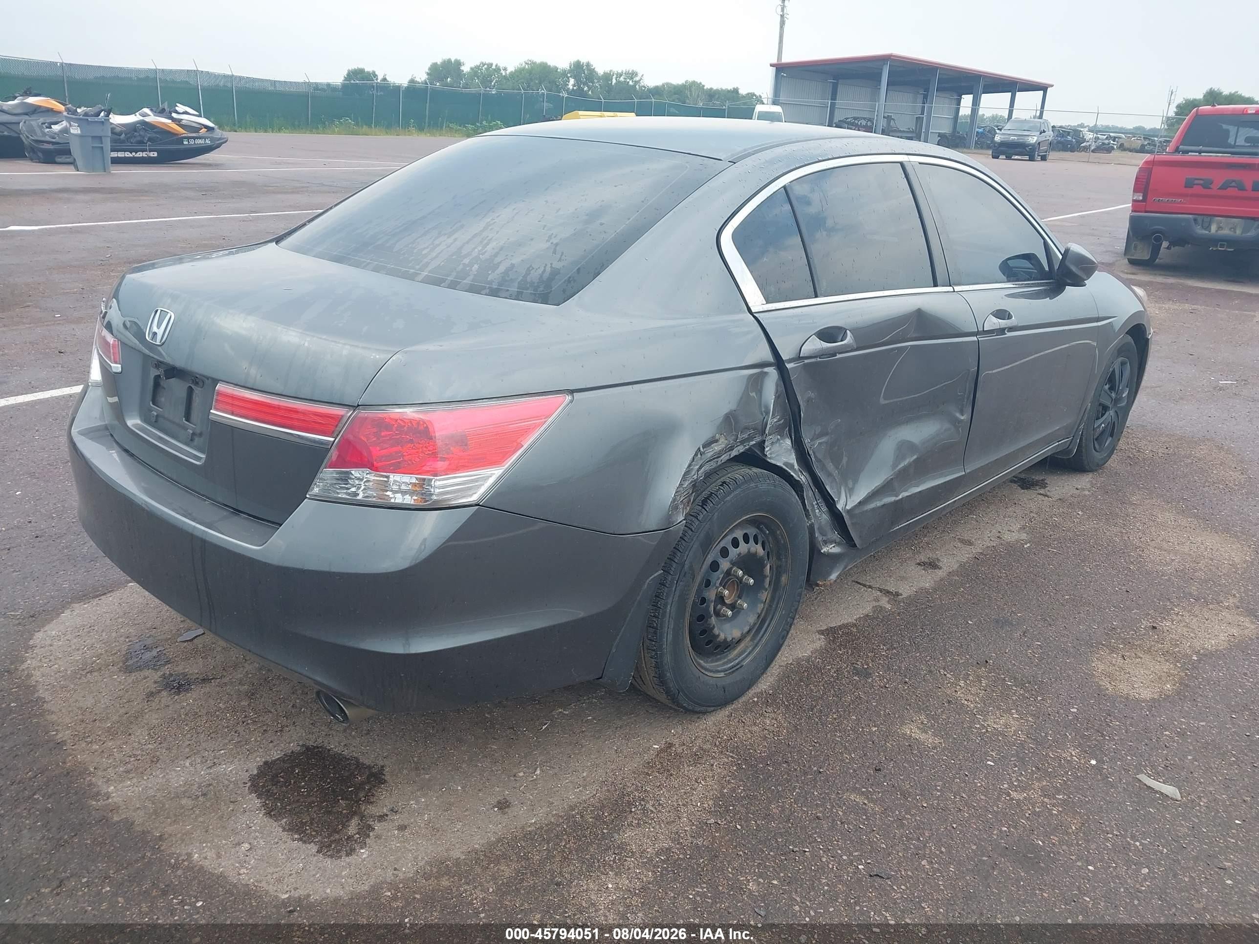2012 Honda Accord Sdn Lx Серый vin: 1HGCP2F30CA188914