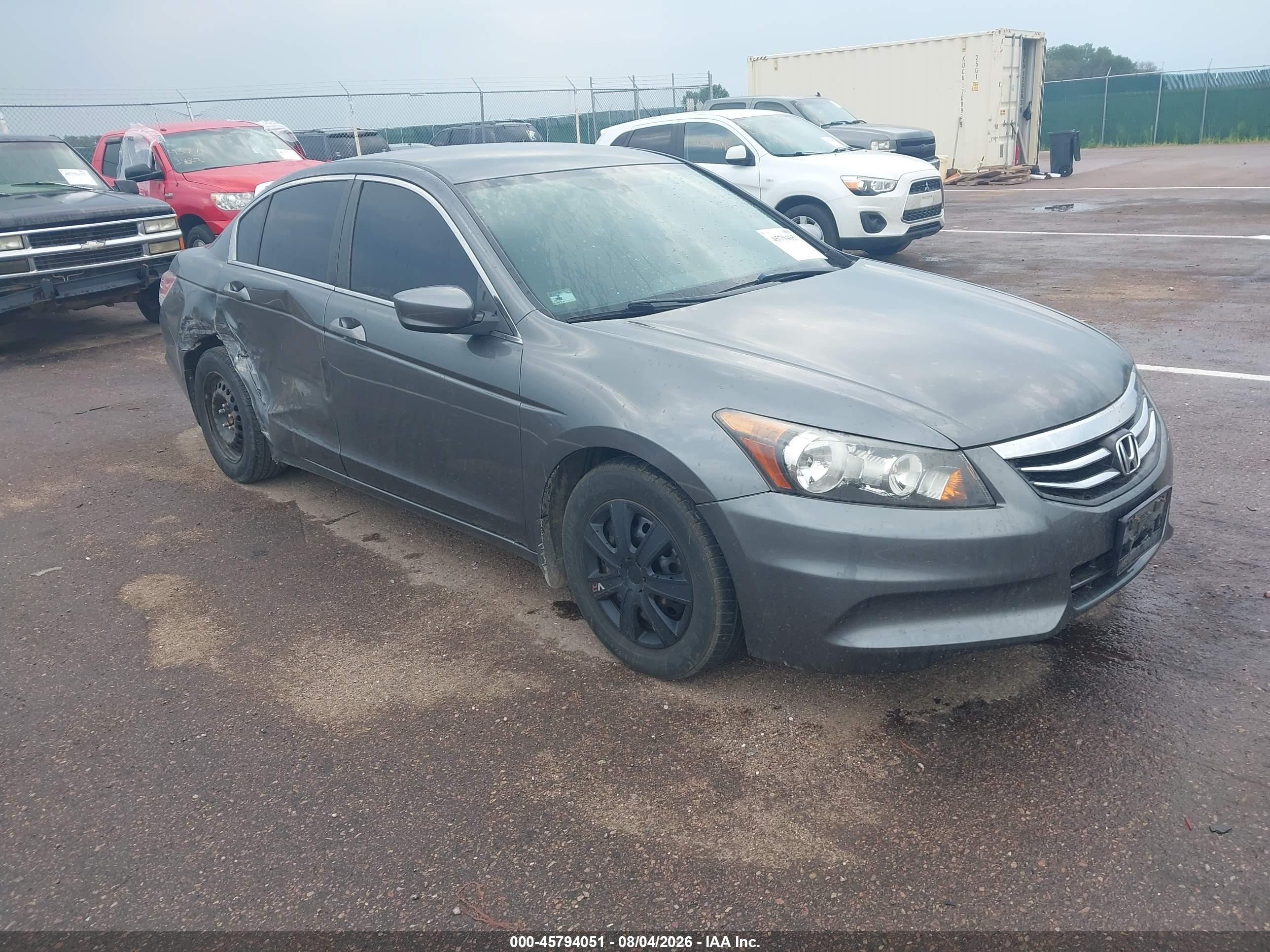 2012 Honda Accord Sdn Lx Серый vin: 1HGCP2F30CA188914