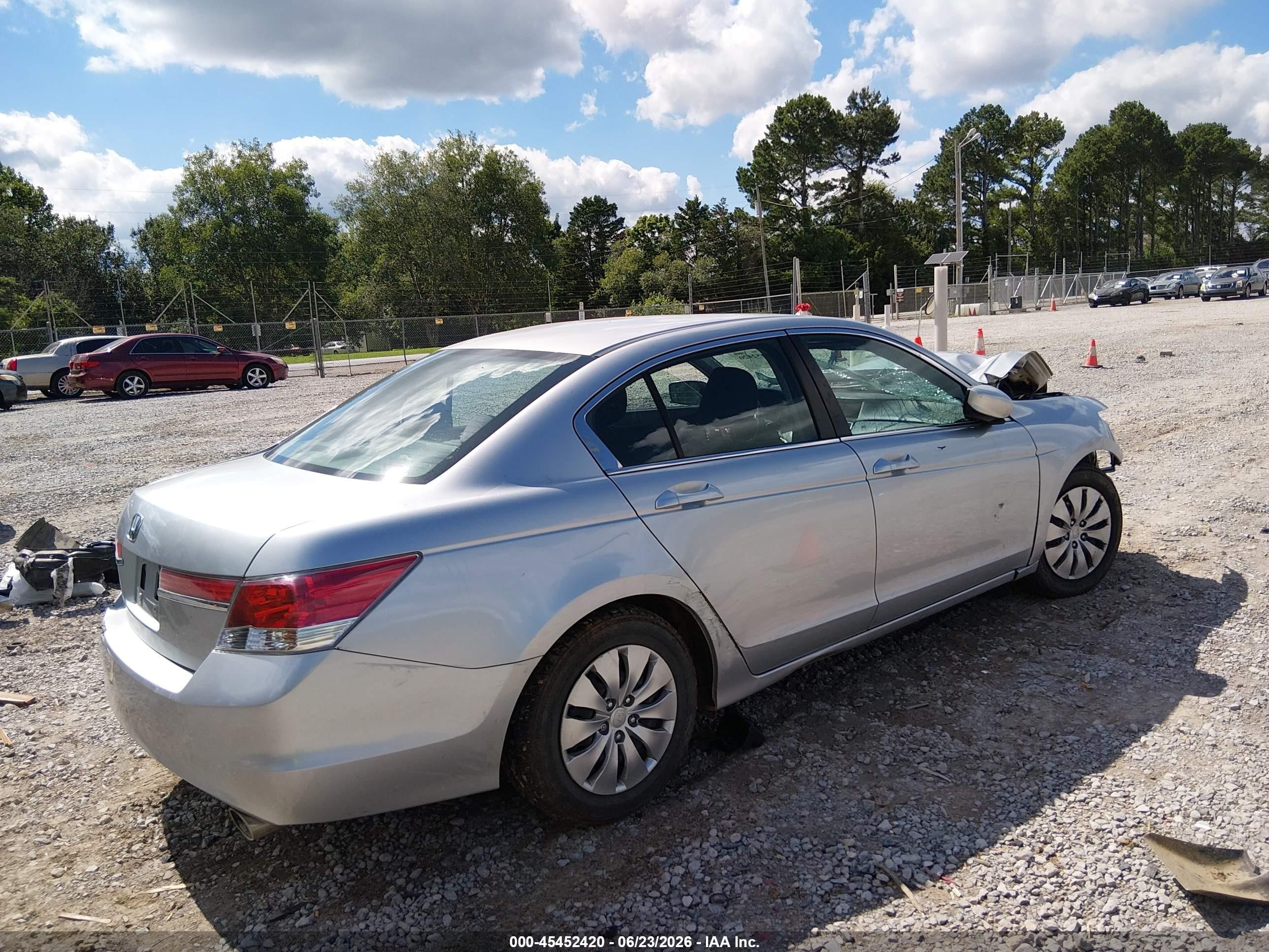 2012 Honda Accord 2.4 Lx Silver vin: 1HGCP2F30CA197242