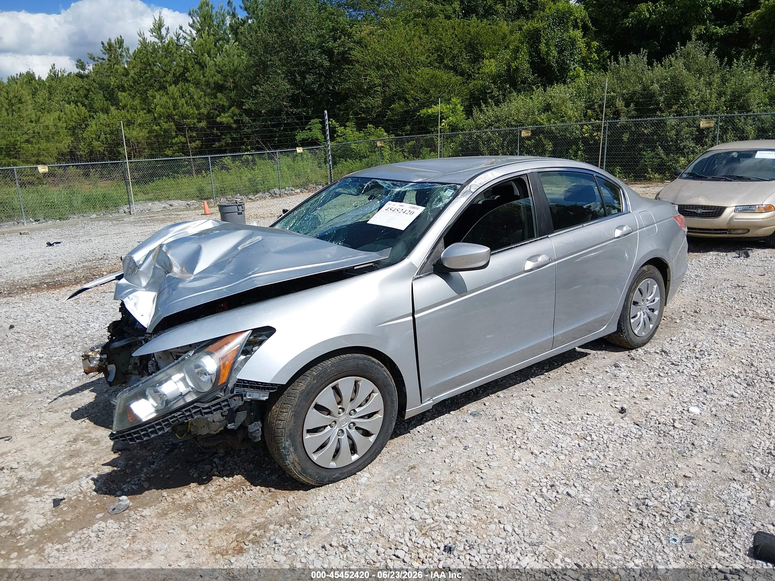 2012 Honda Accord 2.4 Lx Silver vin: 1HGCP2F30CA197242