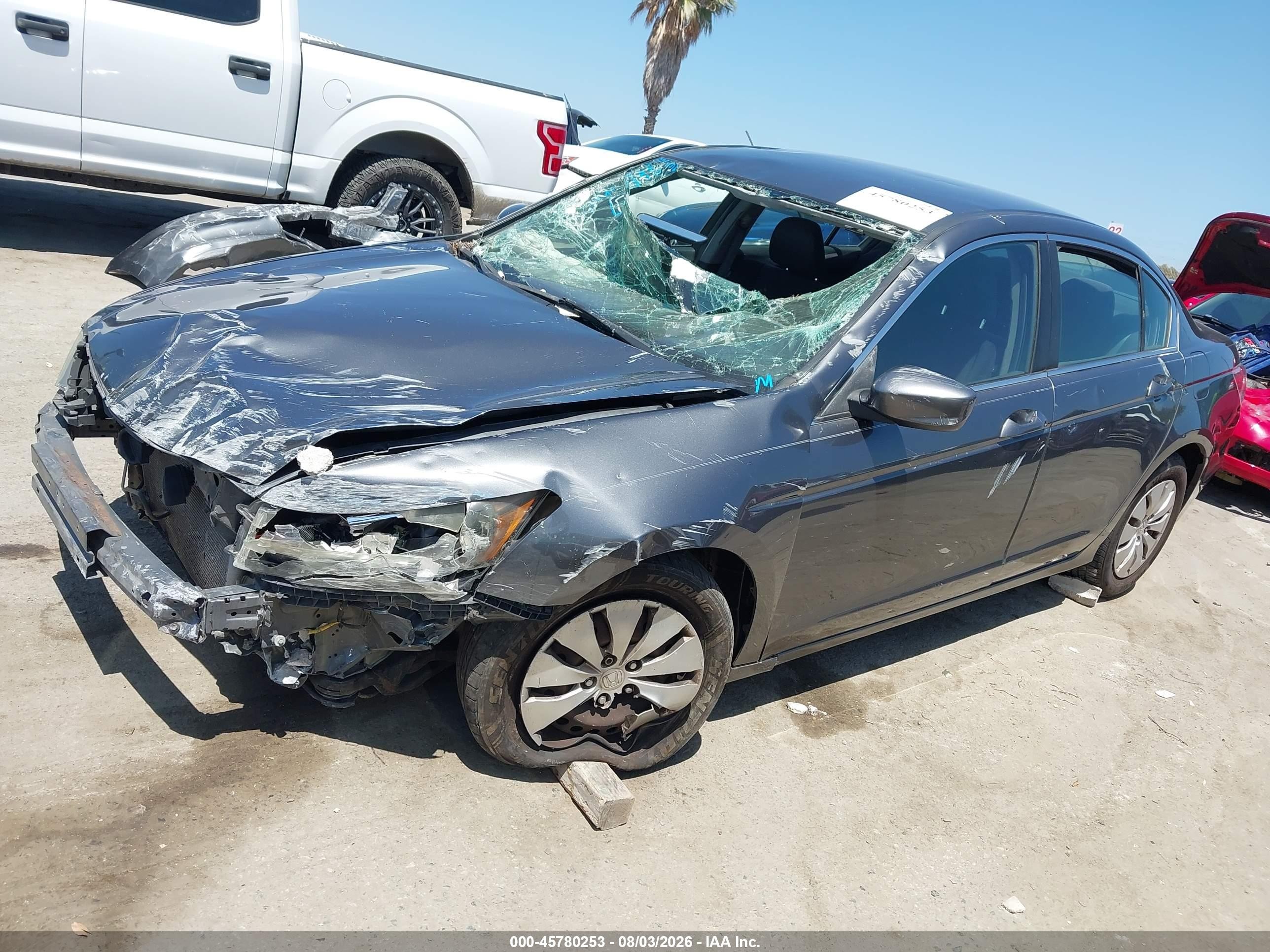 2012 Honda Accord Sdn Lx Gray vin: 1HGCP2F30CA204237