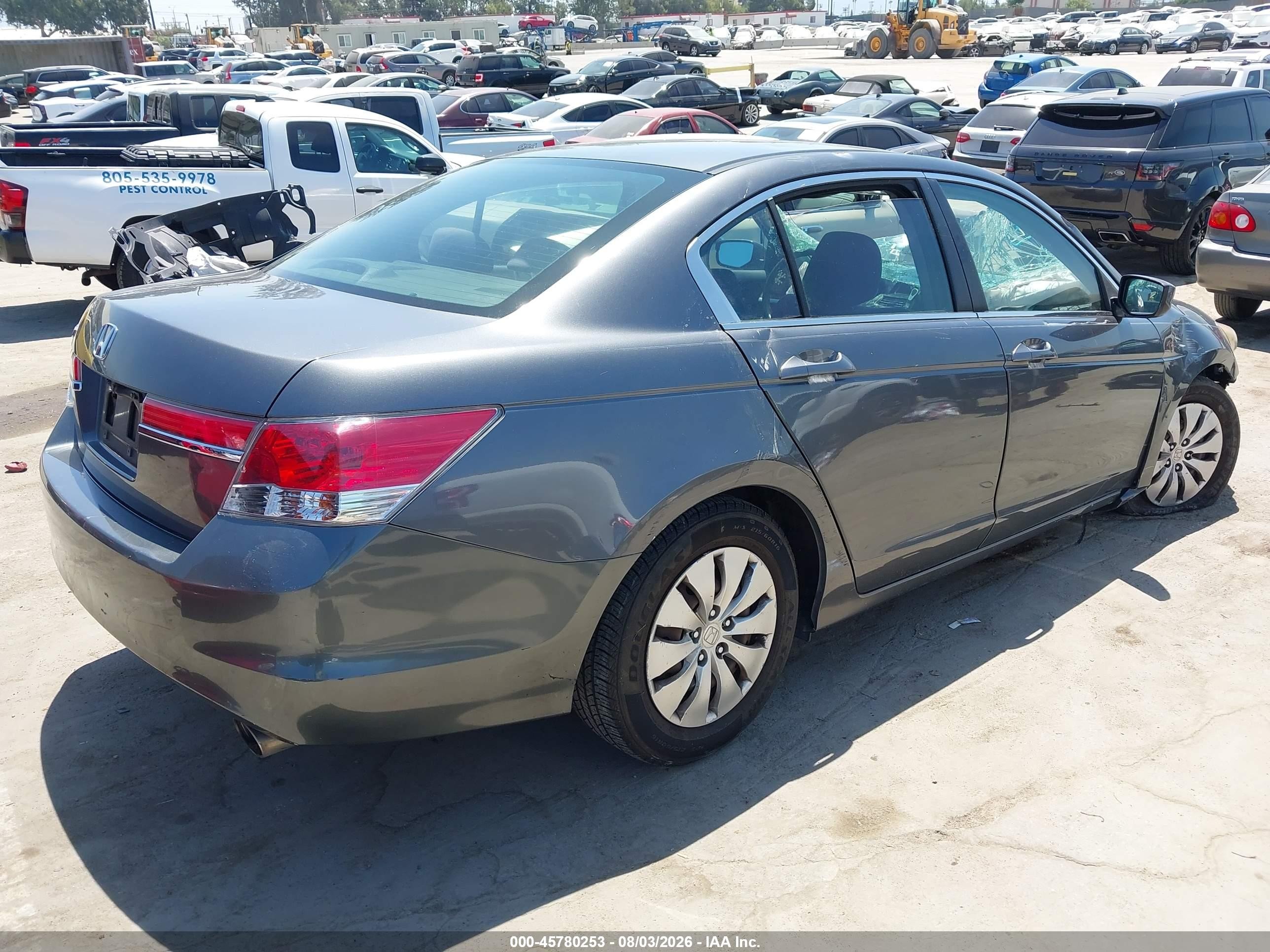 2012 Honda Accord Sdn Lx Gray vin: 1HGCP2F30CA204237