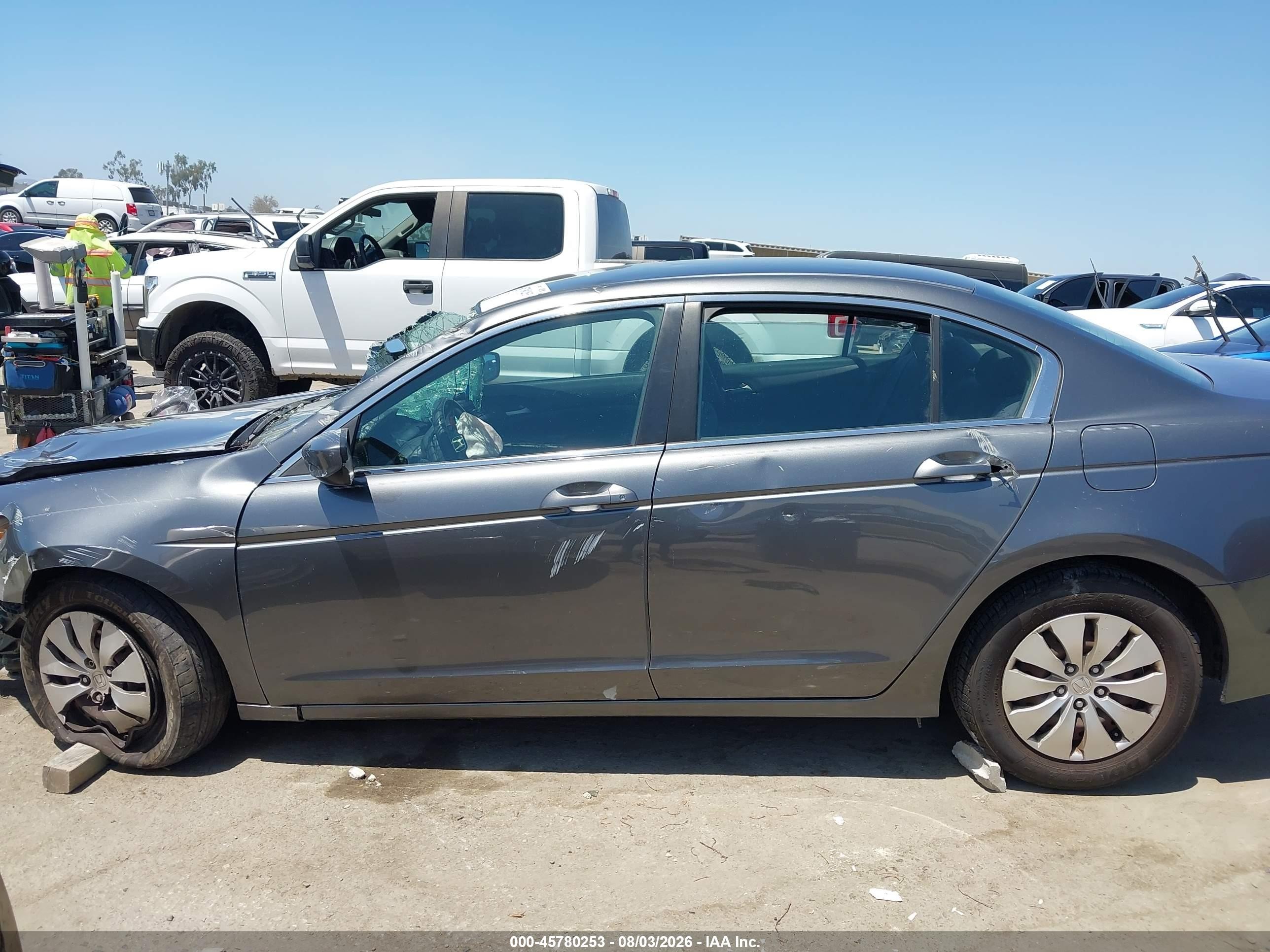 2012 Honda Accord Sdn Lx Gray vin: 1HGCP2F30CA204237