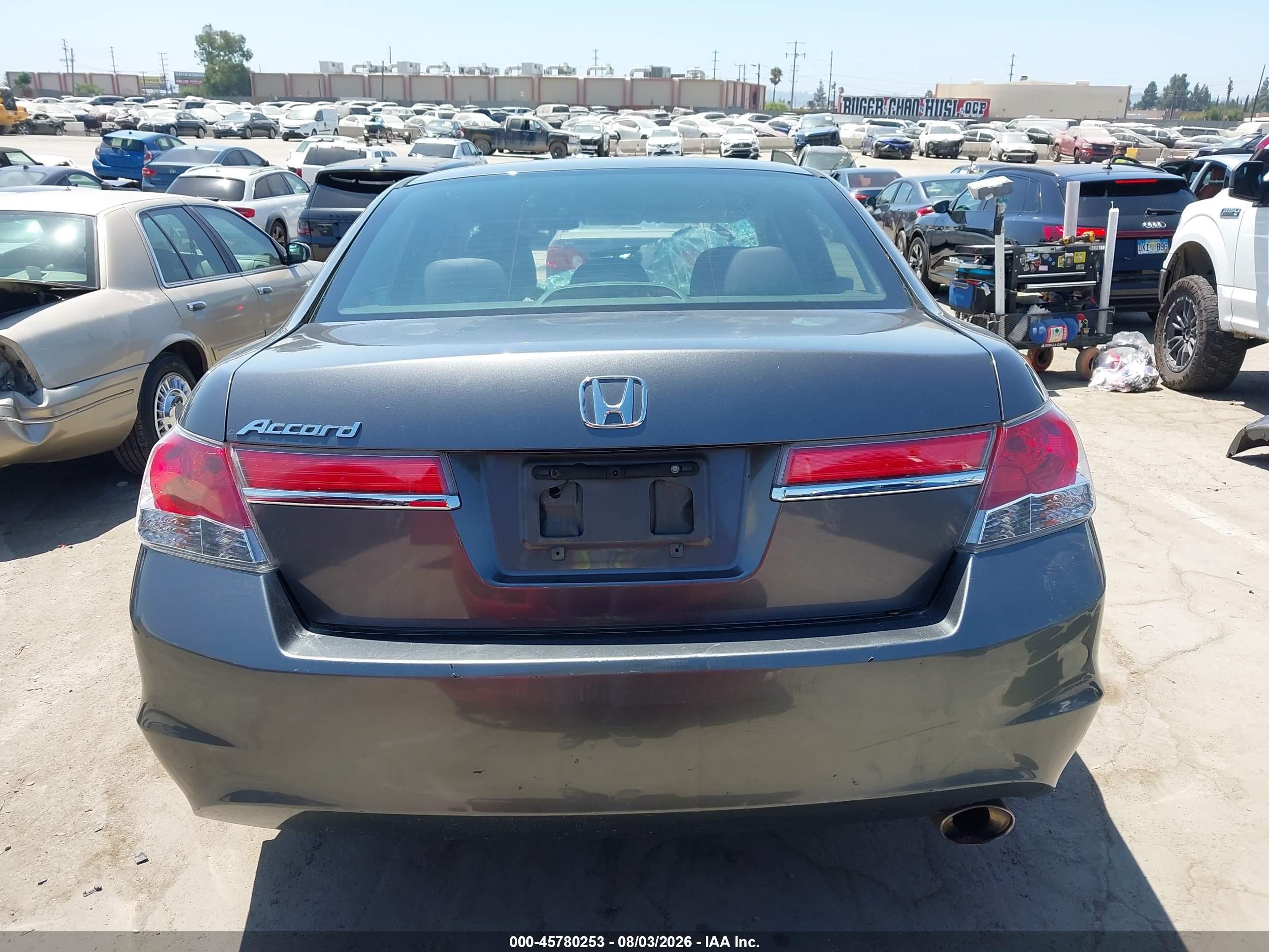 2012 Honda Accord Sdn Lx Gray vin: 1HGCP2F30CA204237