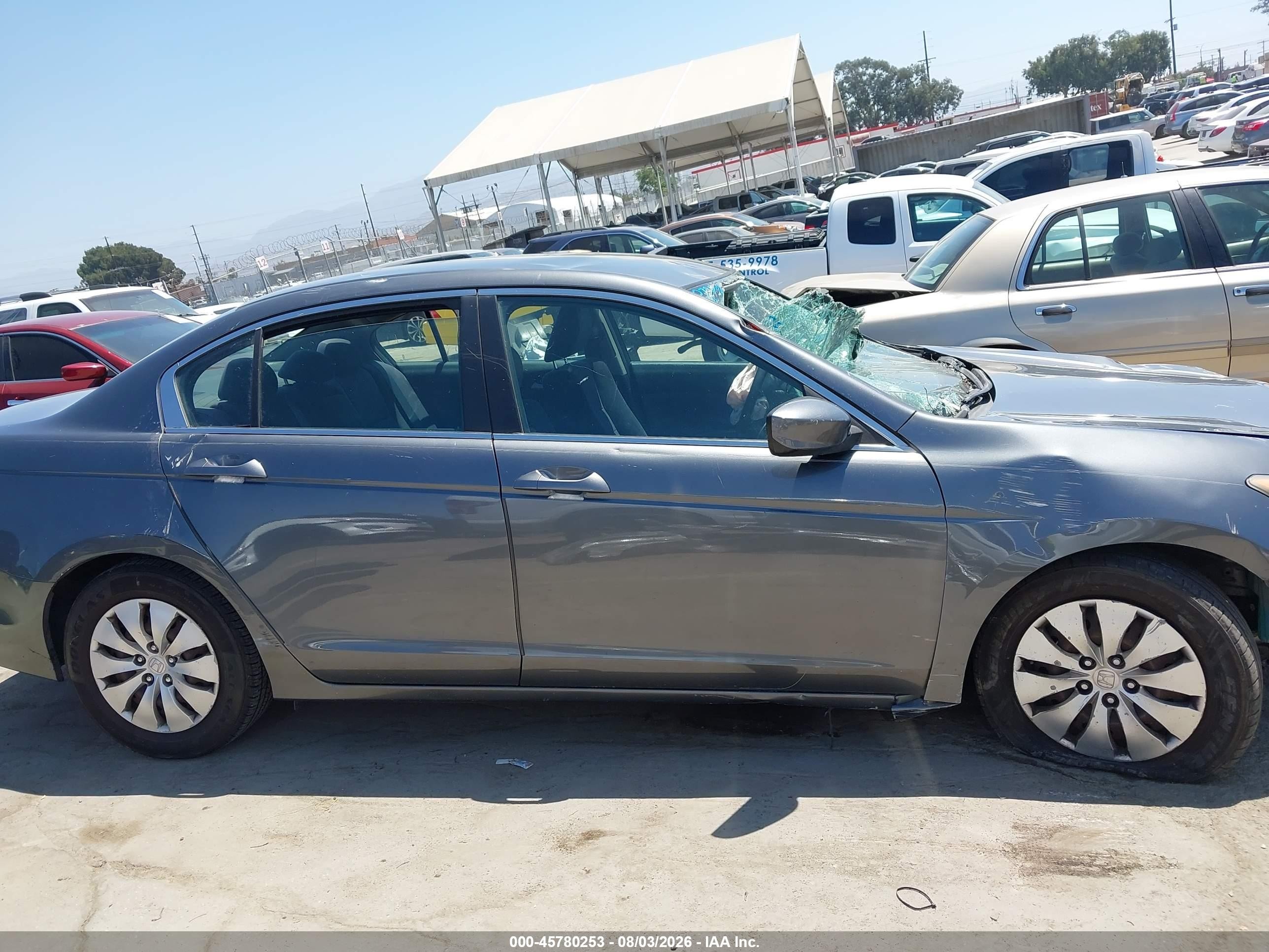 2012 Honda Accord Sdn Lx Gray vin: 1HGCP2F30CA204237