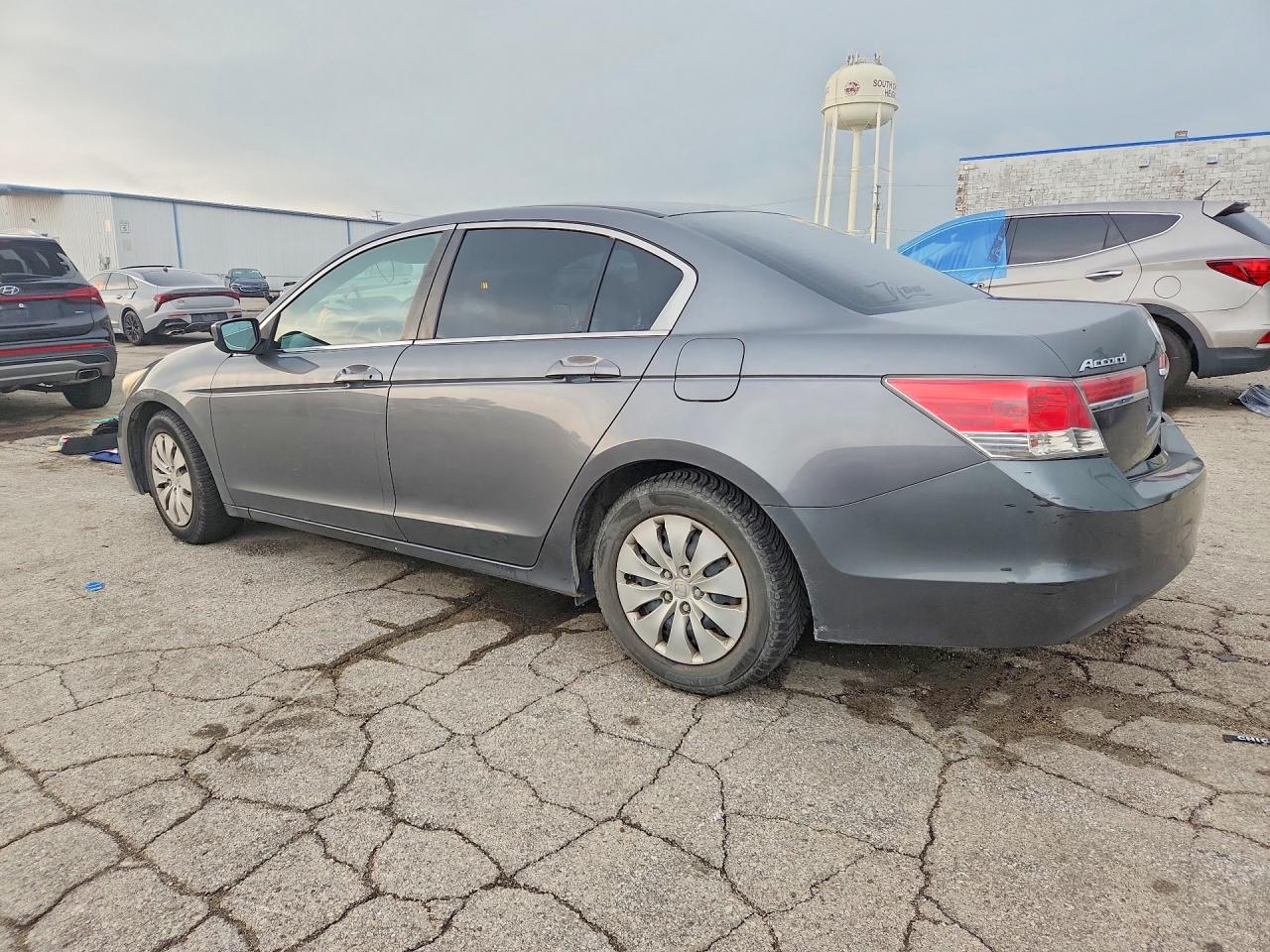 2012 Honda Accord Lx Gray vin: 1HGCP2F30CA211799