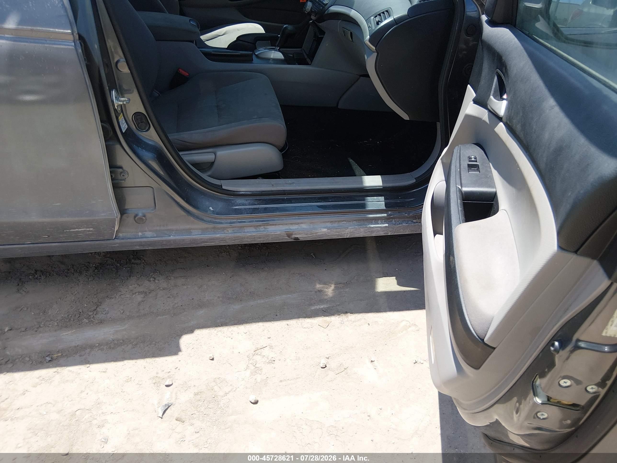 2012 Honda Accord Sdn Lx Gray vin: 1HGCP2F30CA214122