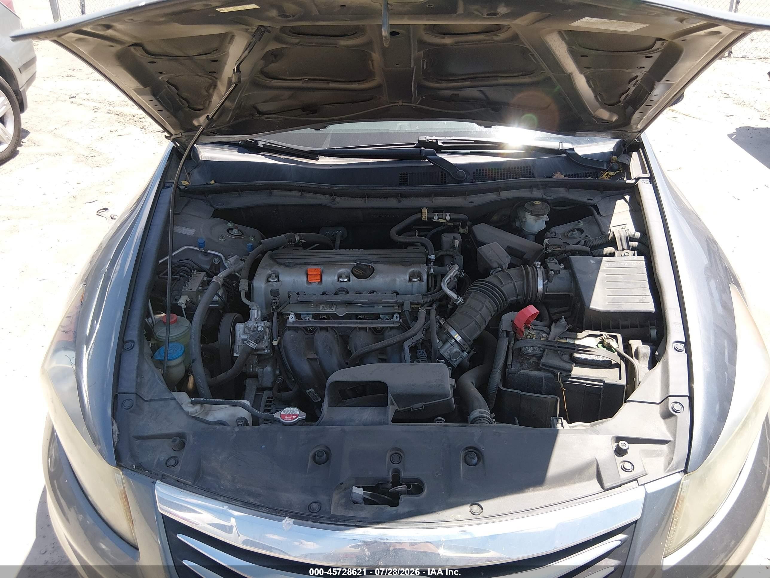 2012 Honda Accord Sdn Lx Gray vin: 1HGCP2F30CA214122