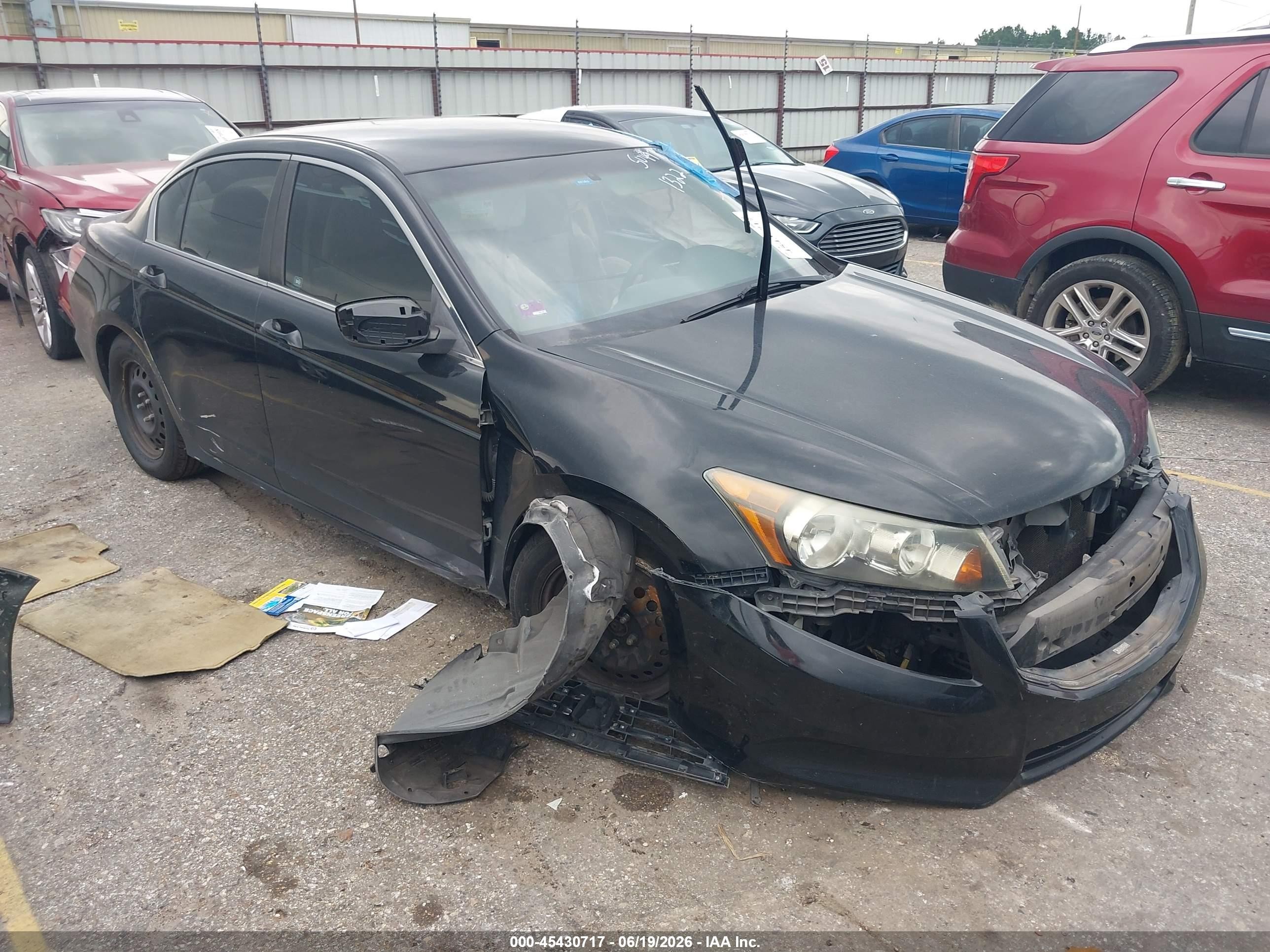 2012 Honda Accord 2.4 Lx Black vin: 1HGCP2F30CA226898