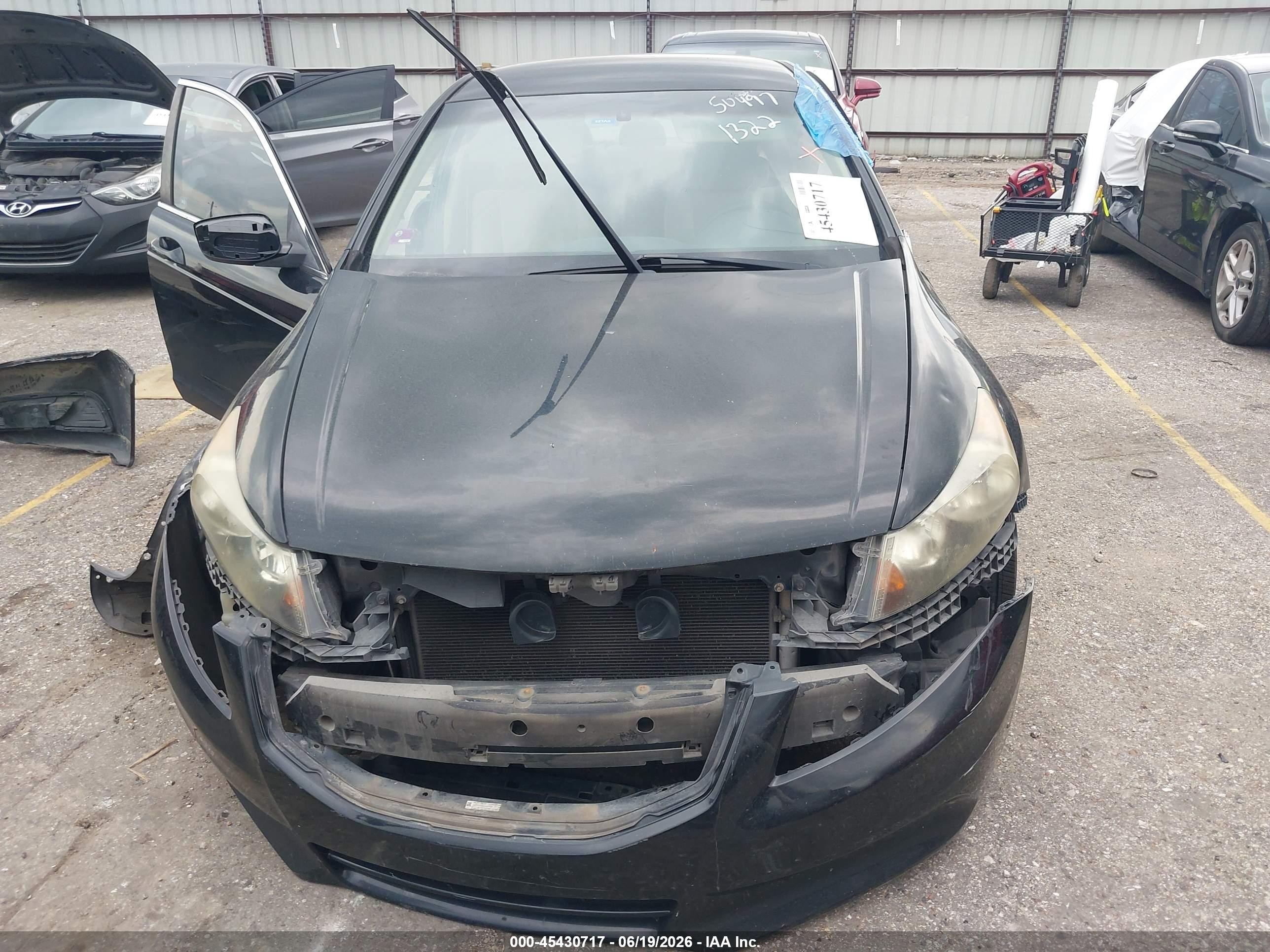 2012 Honda Accord 2.4 Lx Black vin: 1HGCP2F30CA226898
