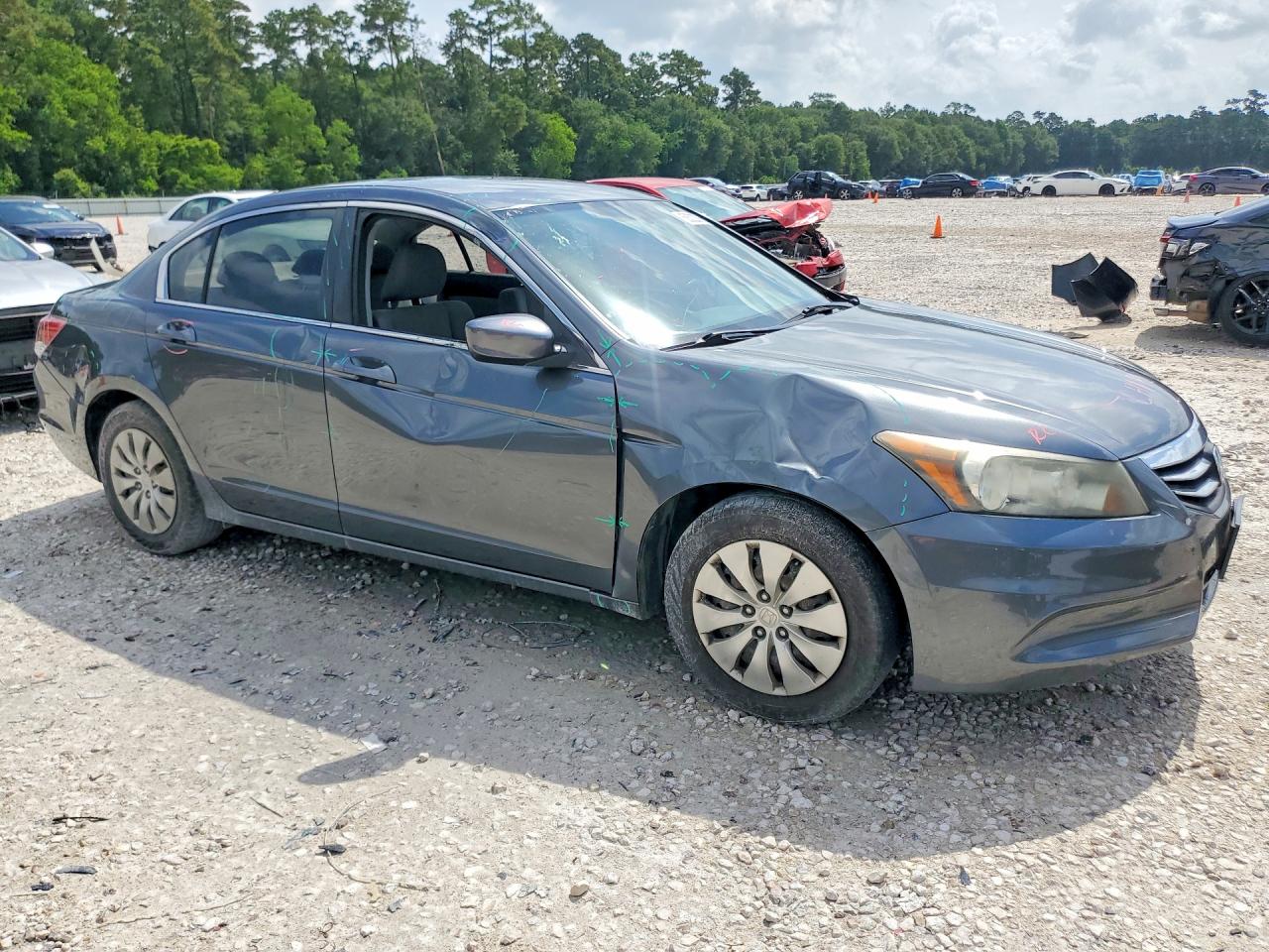 2012 Honda Accord Lx Gray vin: 1HGCP2F30CA226965