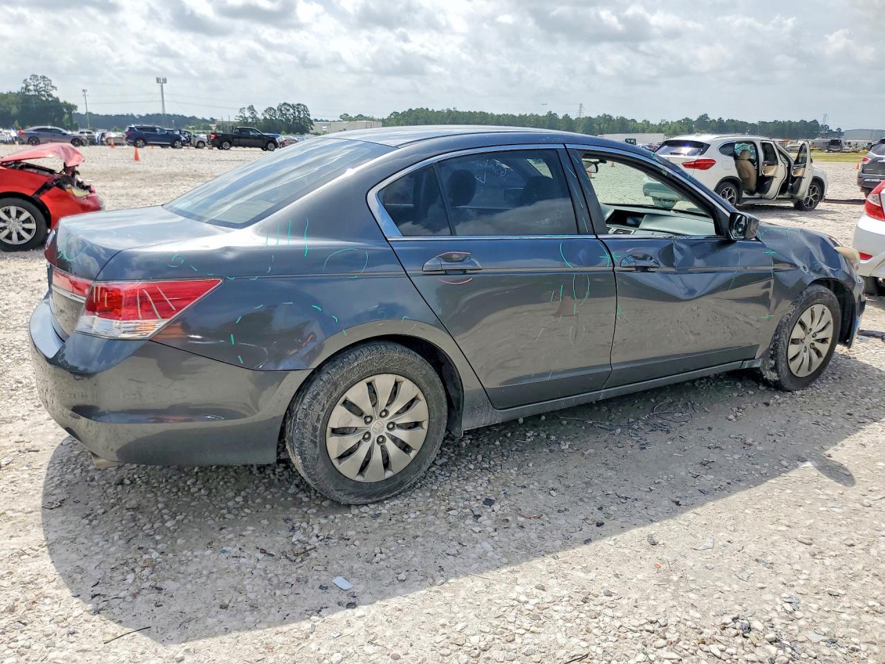 2012 Honda Accord Lx Gray vin: 1HGCP2F30CA226965
