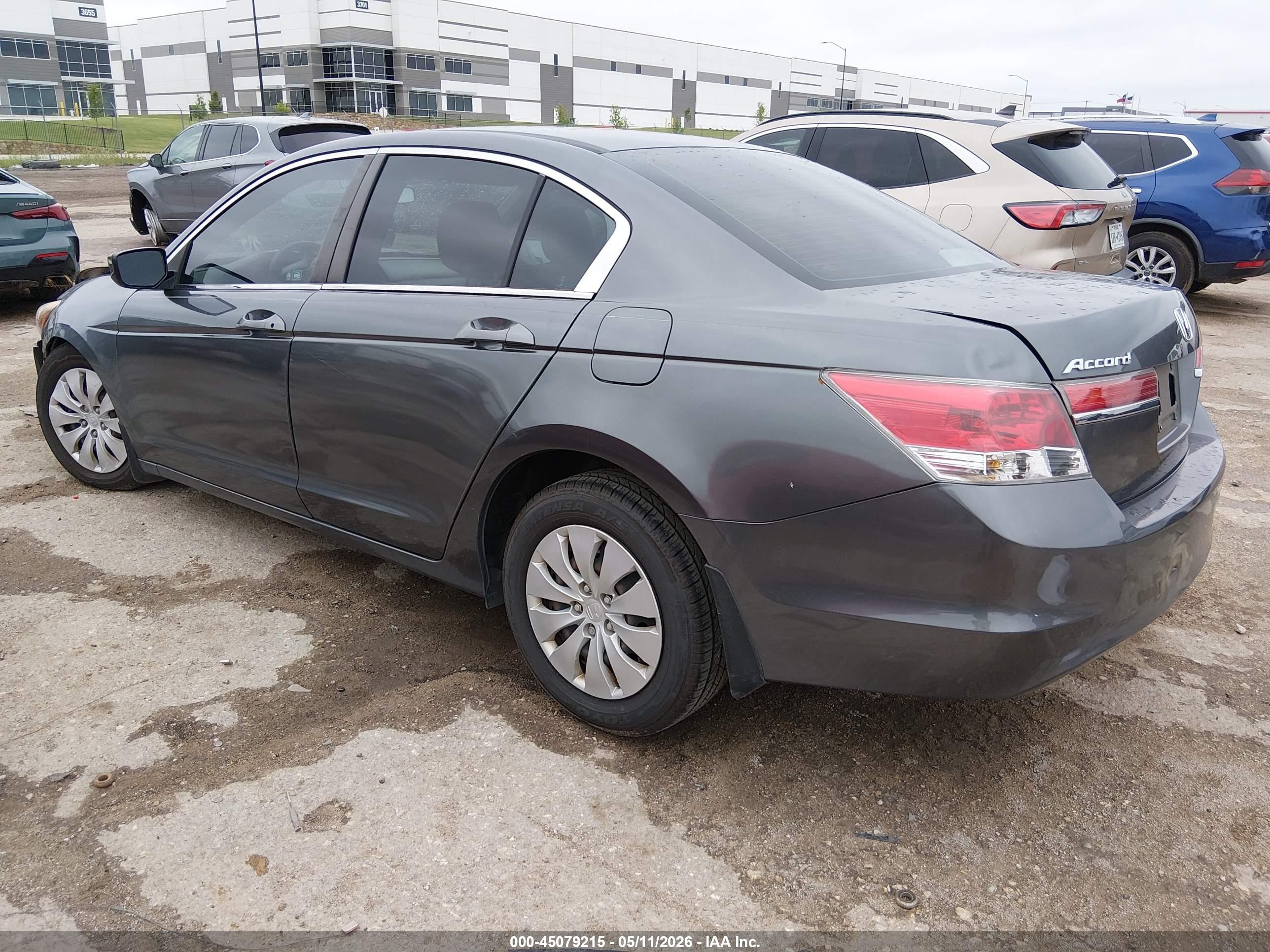 2012 Honda Accord 2.4 Lx Gray vin: 1HGCP2F30CA228120