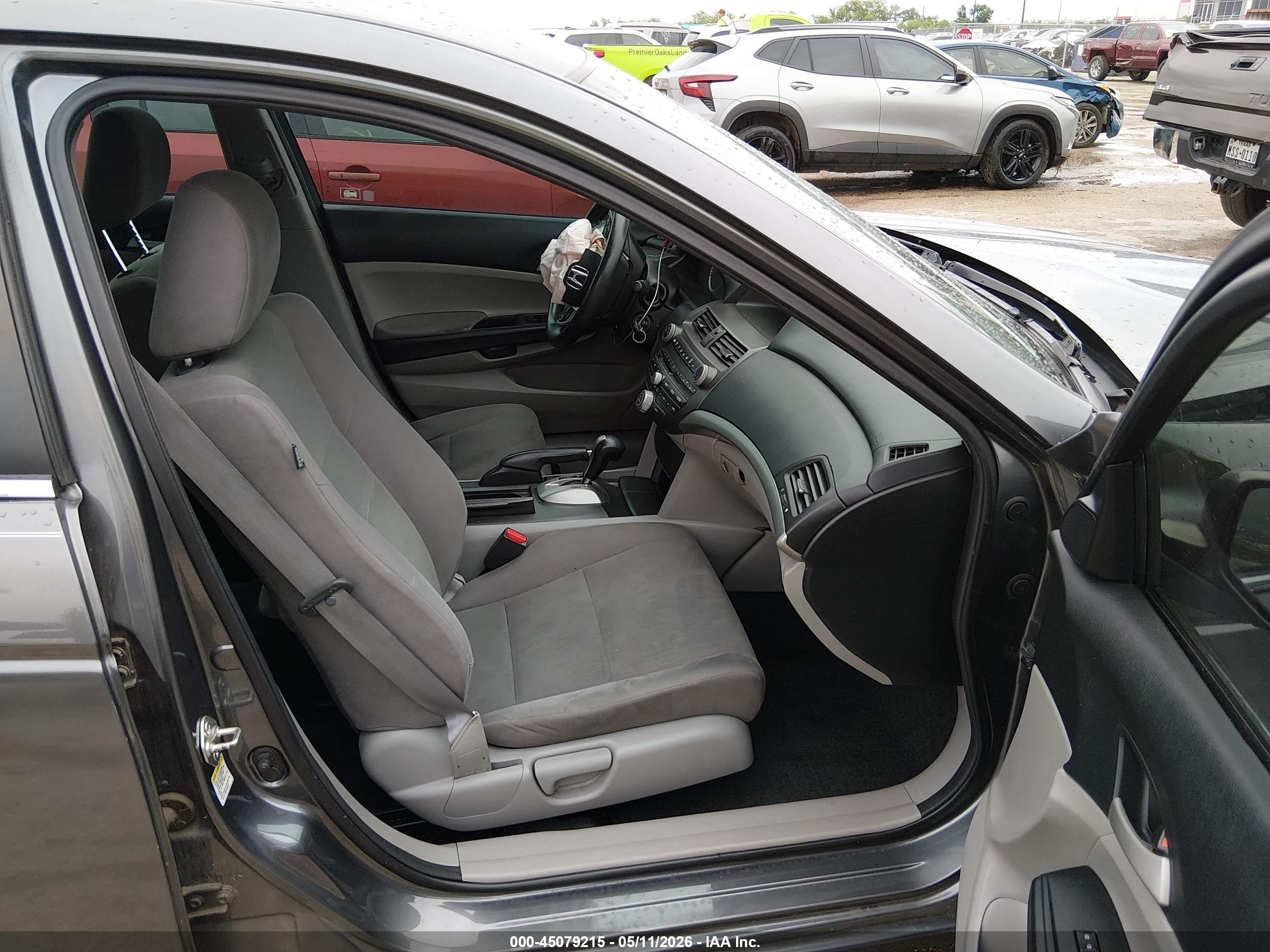 2012 Honda Accord 2.4 Lx Gray vin: 1HGCP2F30CA228120